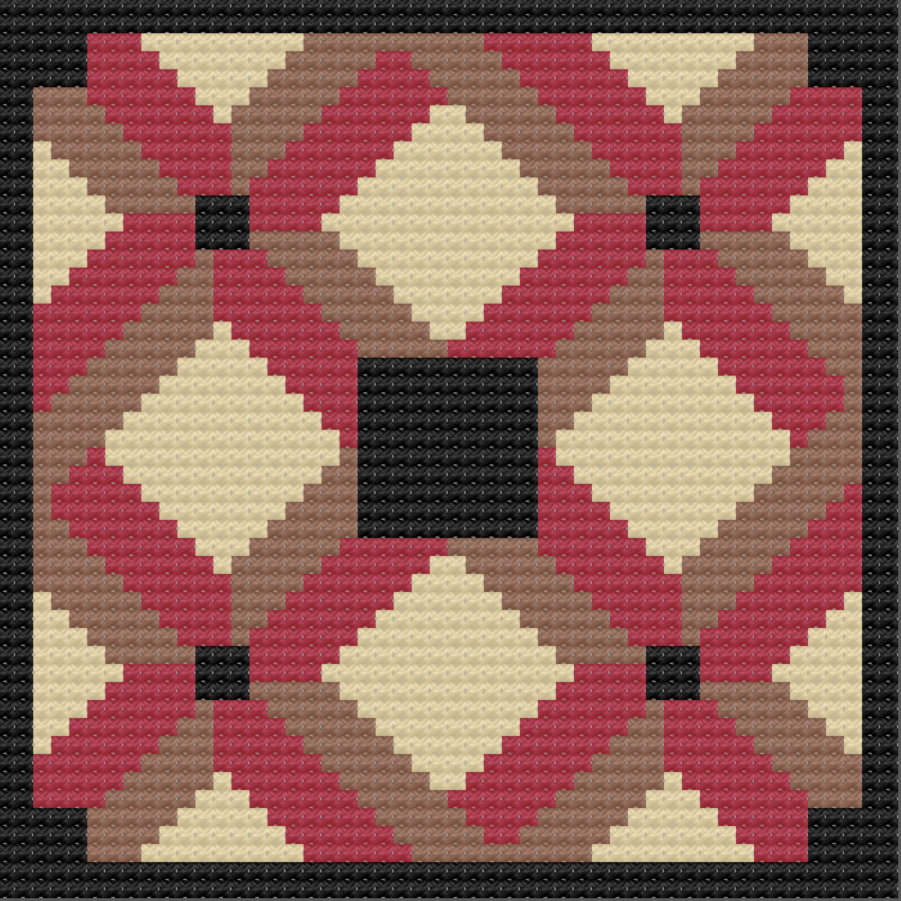 Felicia Small Quilt Afghan, C2C Crochet Pattern, Written Row by Row, Color Counts, Instant Download, C2C Graph, C2C Pattern, Graphgan Pattern, Corner to Corner, Graphgan, Crochet Pattern