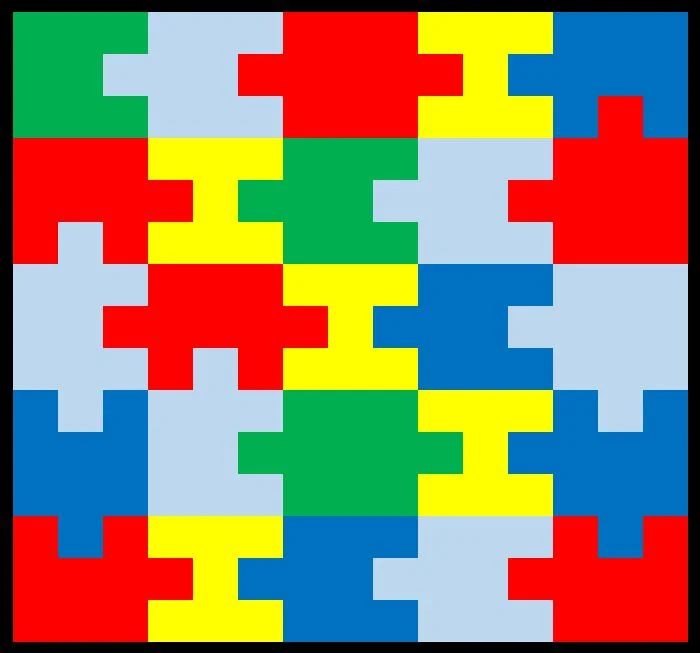 Puzzle Piece Throw, C2C Crochet Pattern