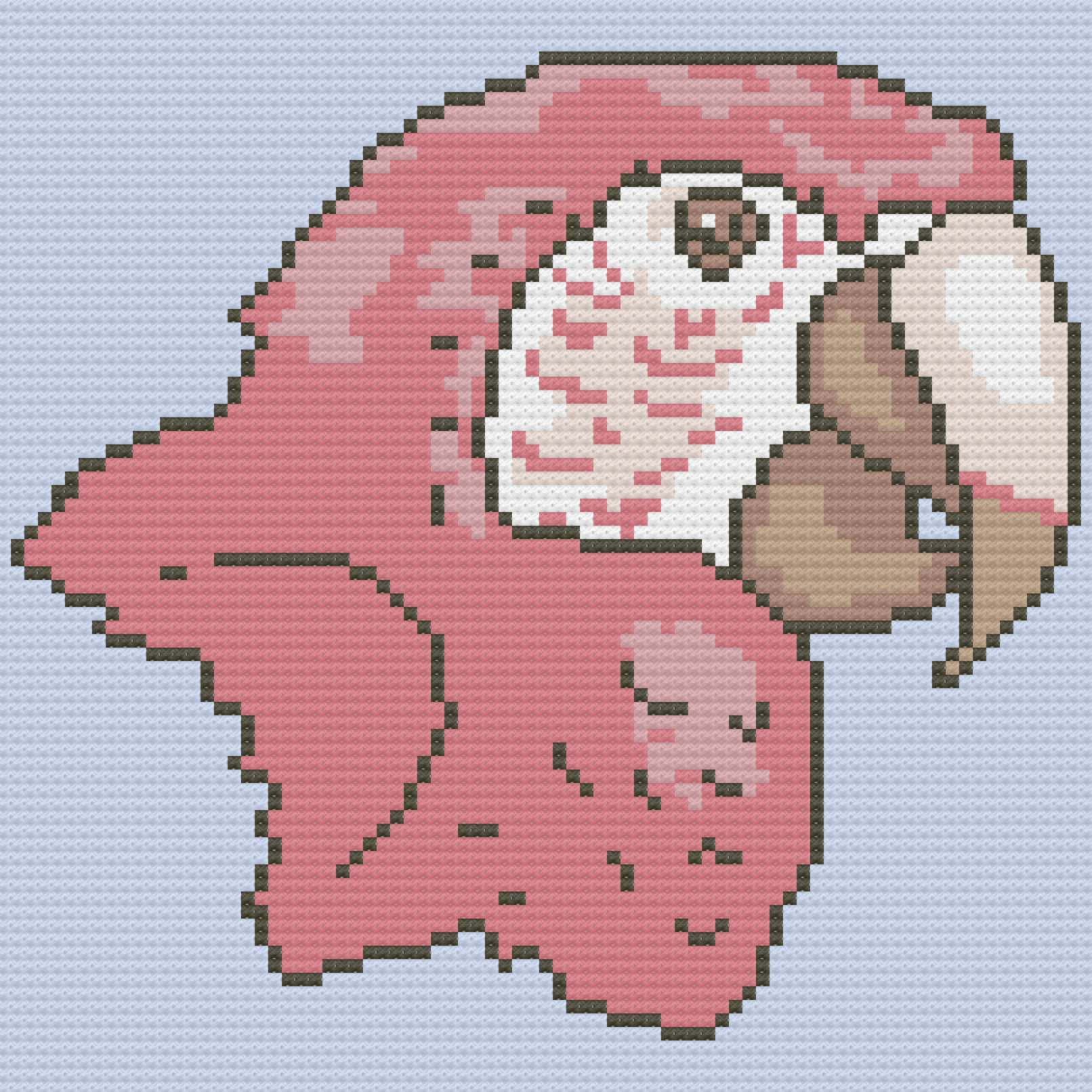 Pink Macaw Afghan, C2C Crochet Pattern, Written Row by Row, Color Counts, Instant Download, C2C Graph, C2C Pattern, Graphgan Pattern, Corner to Corner, Graphgan, Crochet Pattern