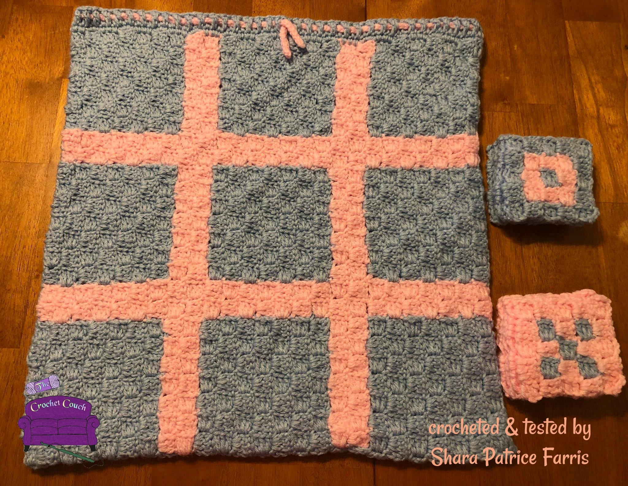 Tic Tac Toe Game, Crochet Pattern