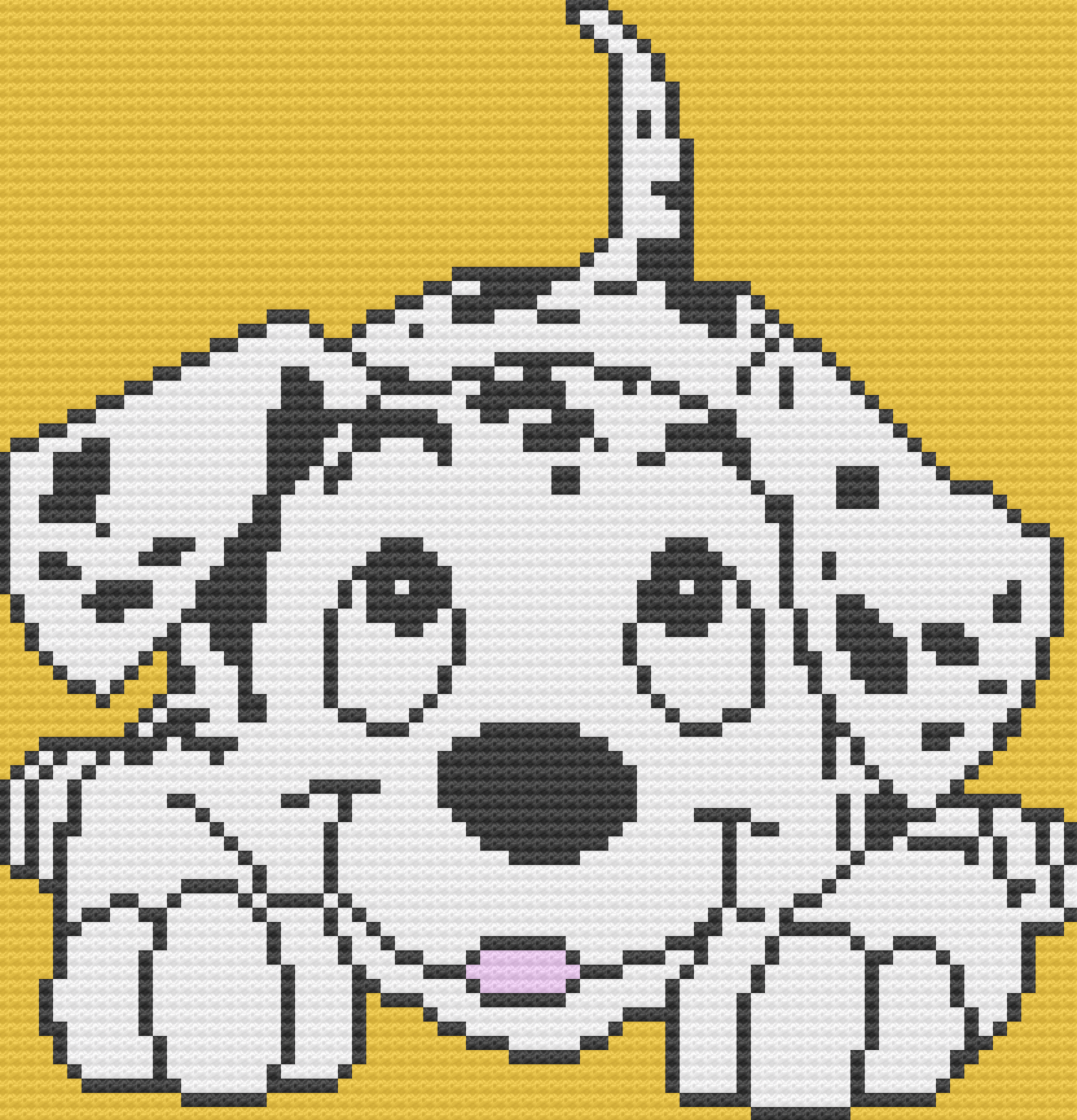 Dalmatian Puppy Afghan, C2C Crochet Pattern, Written Row by Row, Color Counts, Instant Download, C2C Graph, C2C Pattern, Graphgan Pattern, Corner to Corner, Graphgan, Crochet Pattern