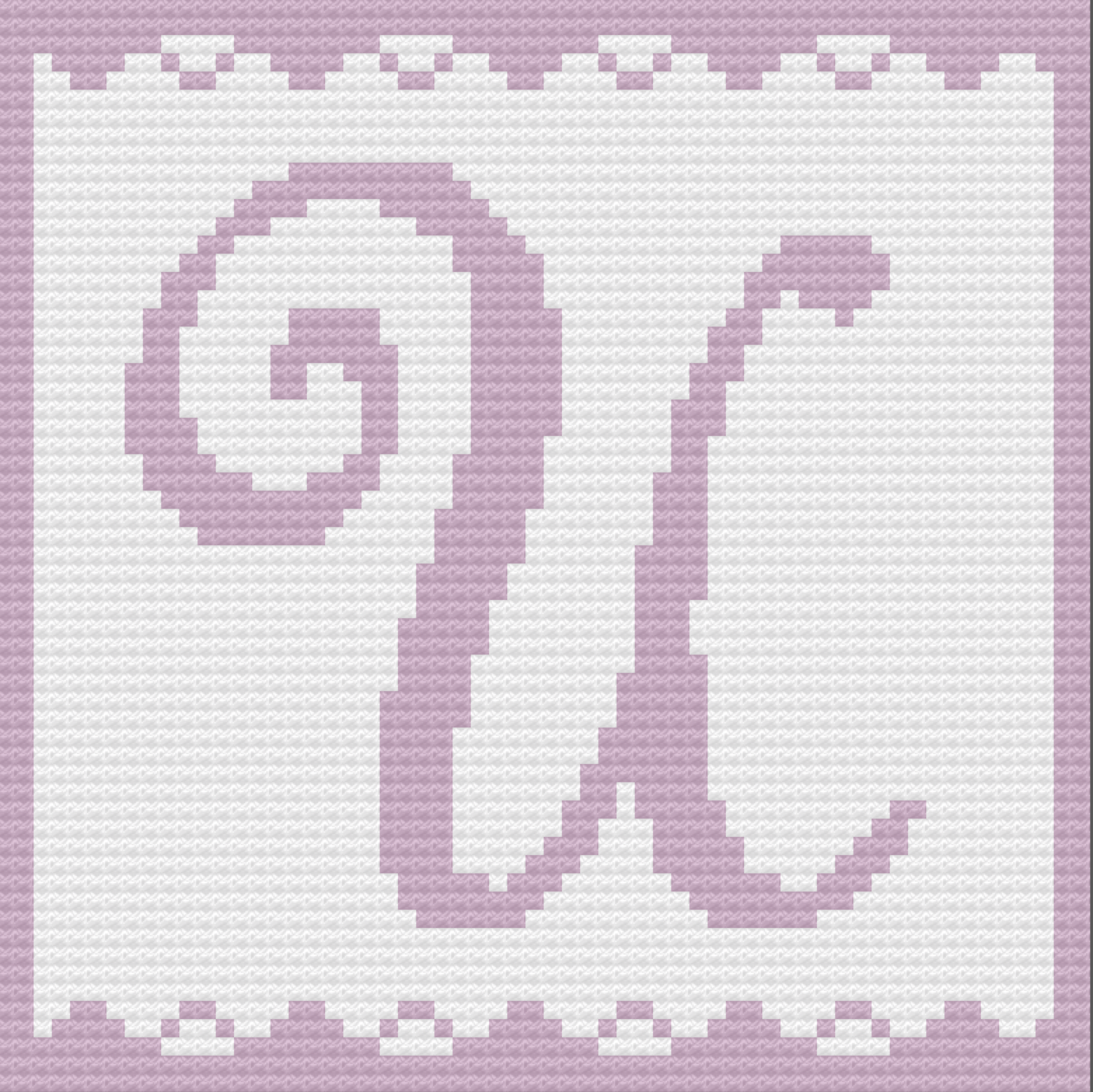 Letter U Baby Afghan, C2C Crochet Pattern, Written Row by Row, Color Counts, Instant Download, C2C Graph, C2C Pattern, Graphgan Pattern, Corner to Corner, Graphgan, Crochet Pattern