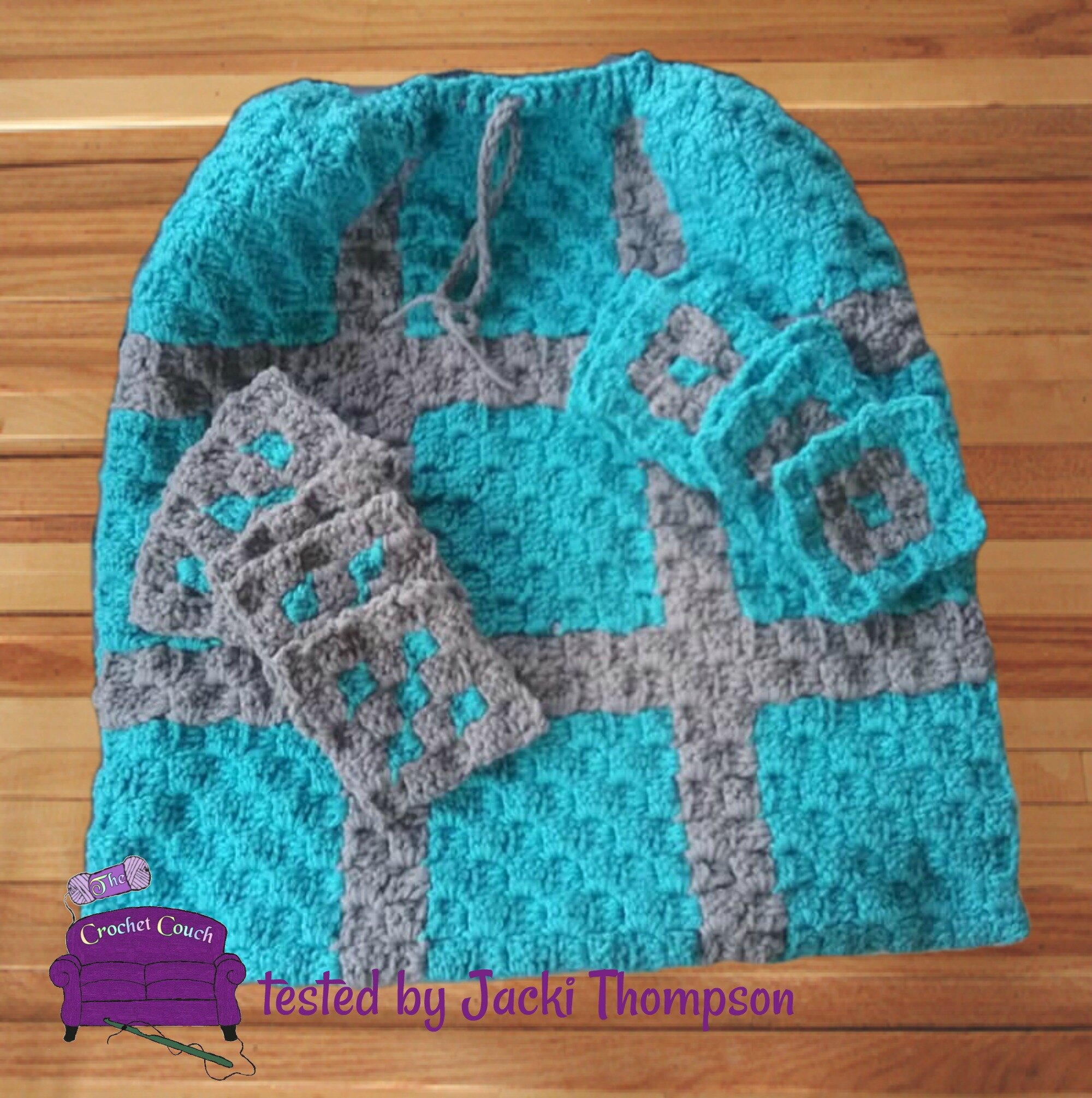 Tic Tac Toe Game, Crochet Pattern