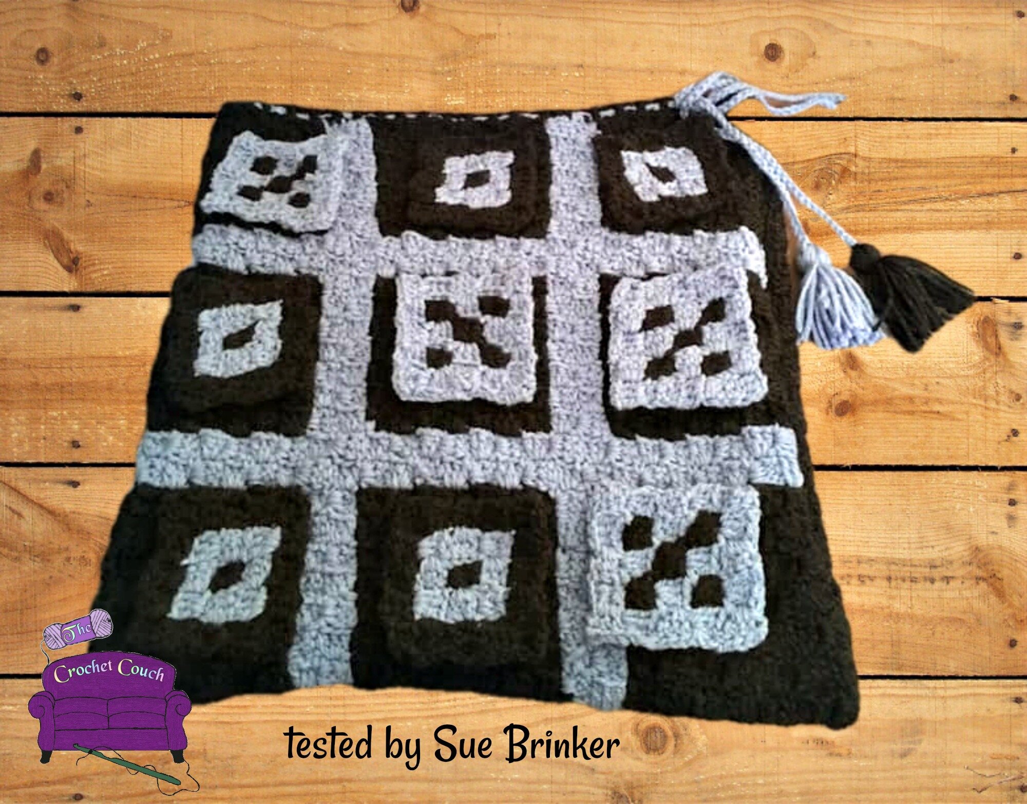 Tic Tac Toe Game, Crochet Pattern