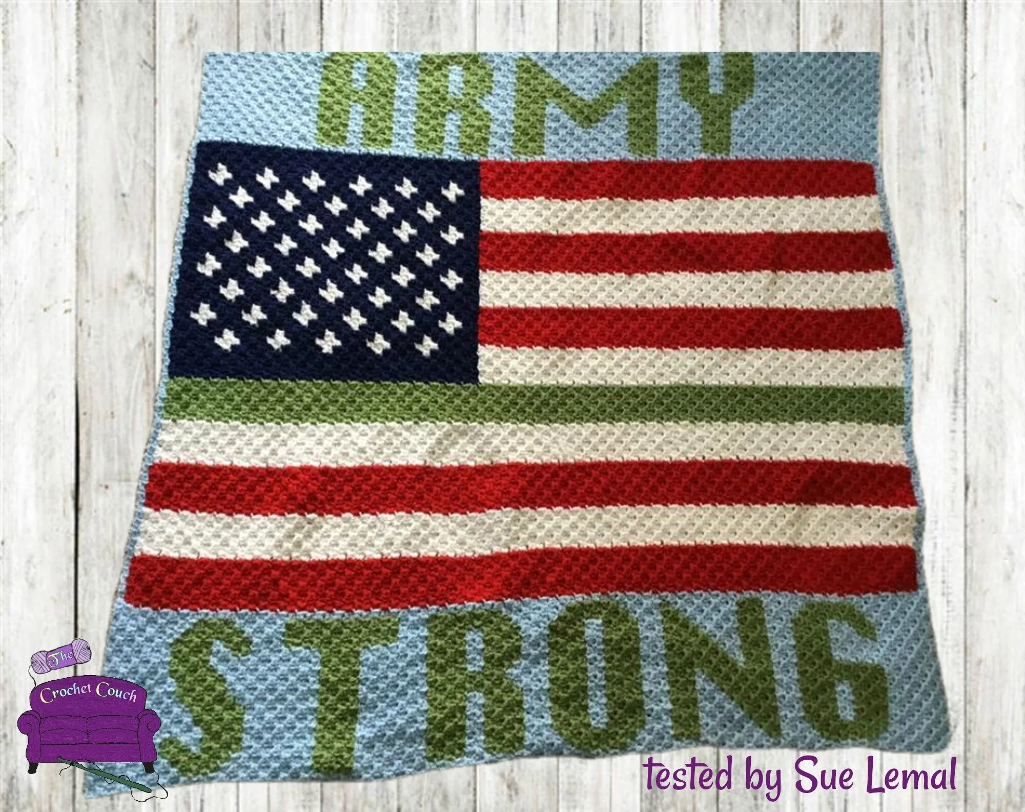 Army Strong Afghan, C2C Crochet Pattern, Written Row by Row, Color Counts, Instant Download, C2C Graph, C2C Pattern, Graphgan Pattern, Corner to Corner, Graphgan, Crochet Pattern