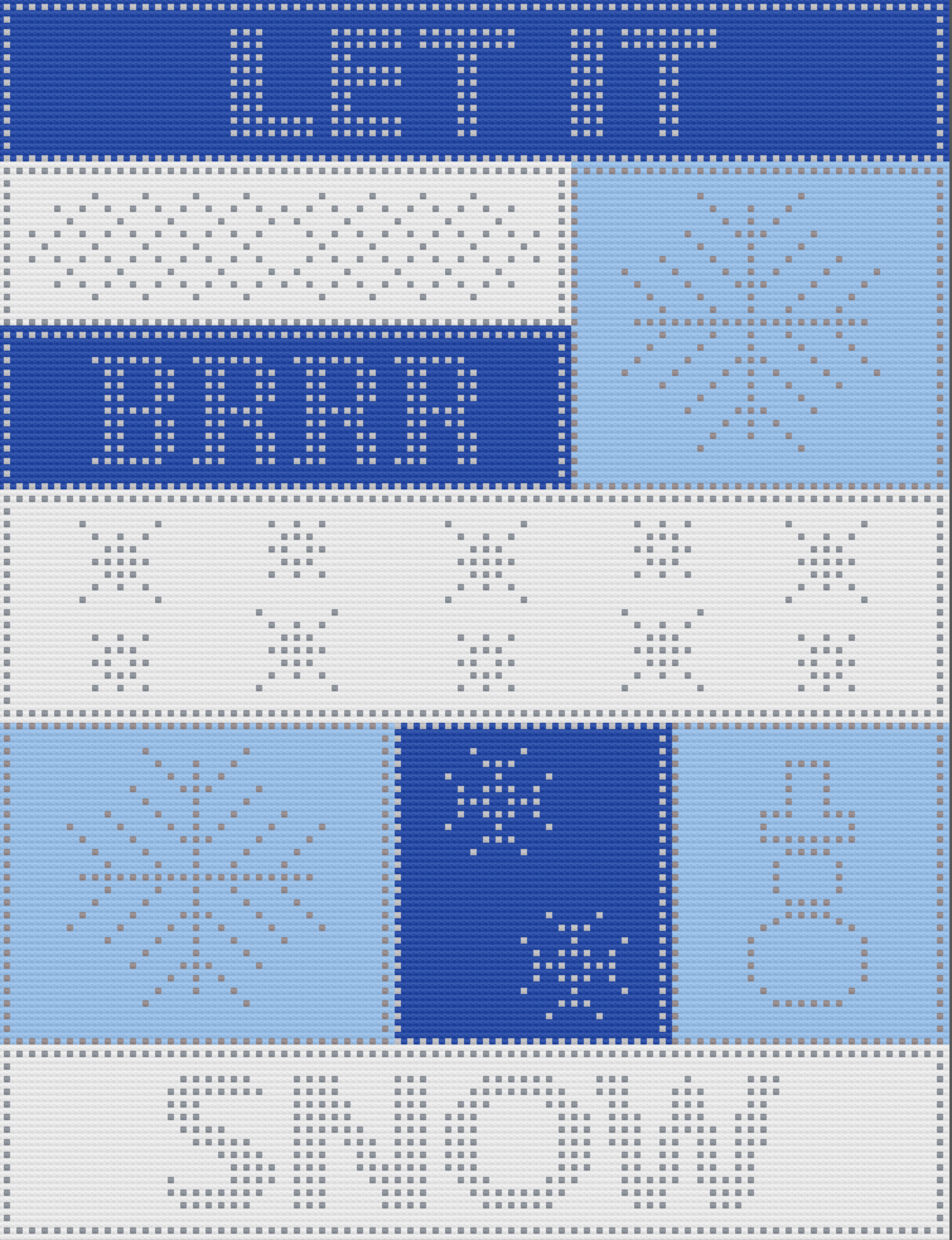 Let It Snow Afghan, Bobble Stitch Crochet Pattern