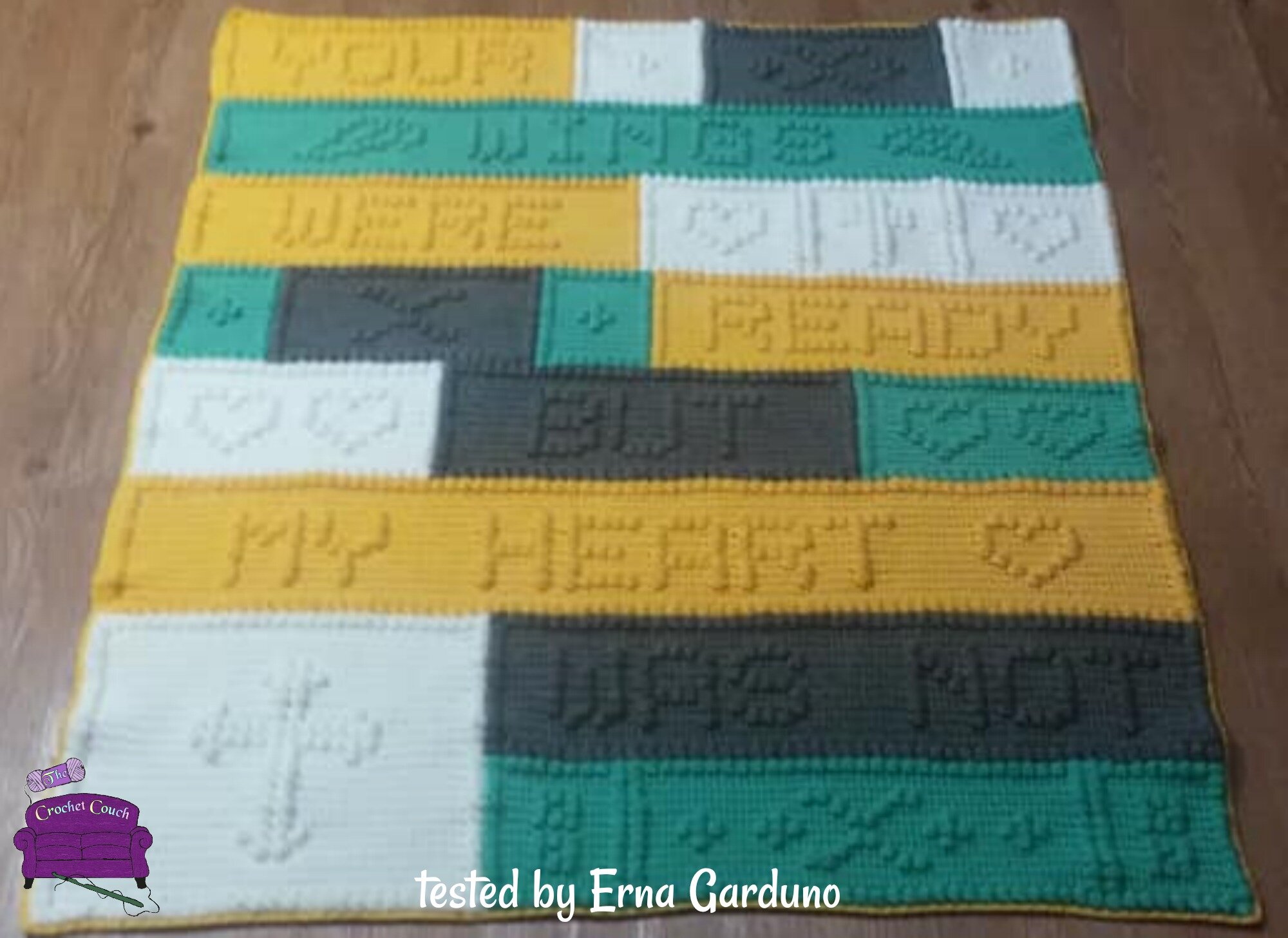 Your Wings Were Ready Afghan, Bobble Stitch Crochet Pattern