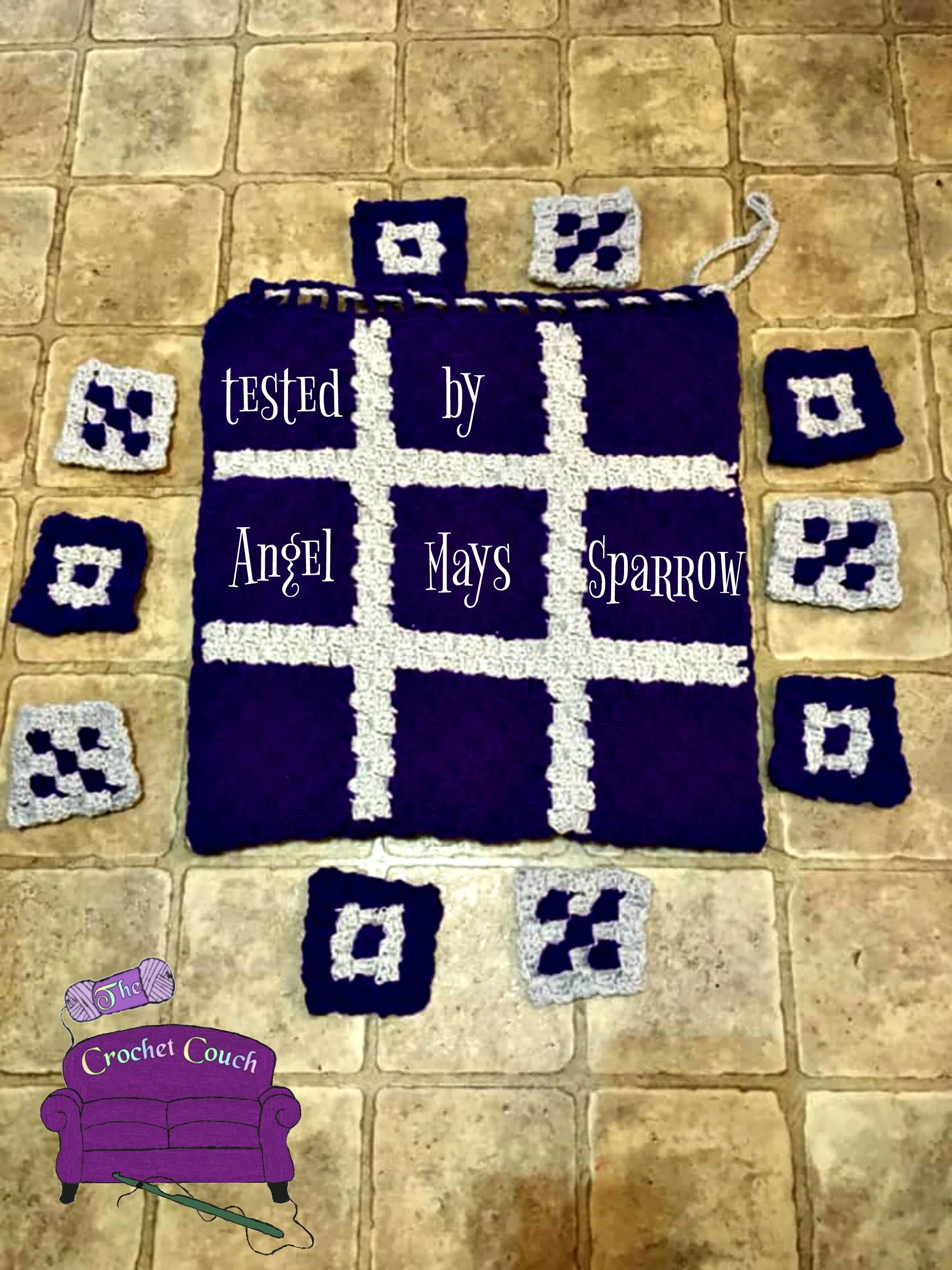 Tic Tac Toe Game, Crochet Pattern