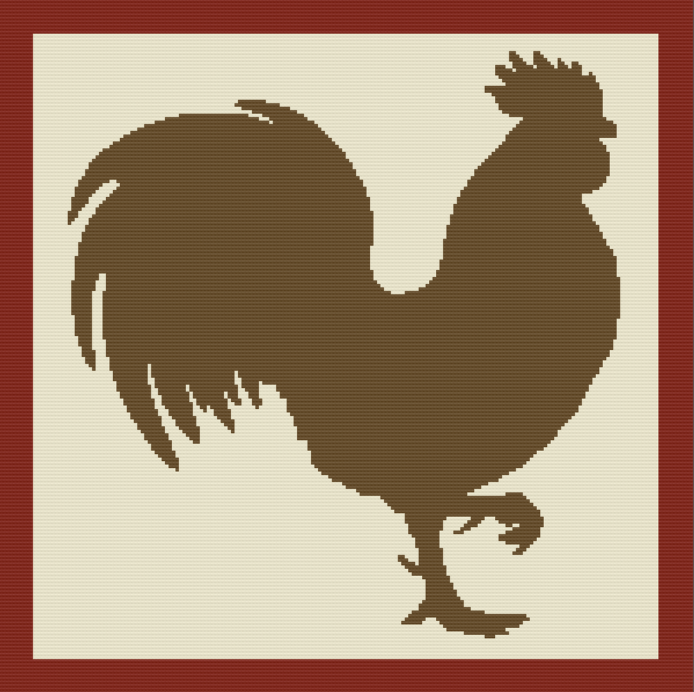 Rooster Silhouette Afghan Sc Or Tss Crochet Pattern New From wikimedia commons, the free media repository. rooster silhouette afghan sc or tss crochet pattern new