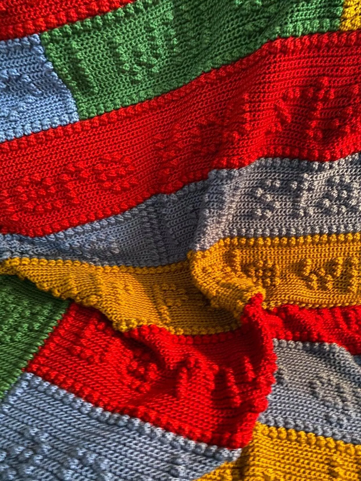 Ruth Bible Verse Afghan, Bobble Stitch, Crochet Pattern