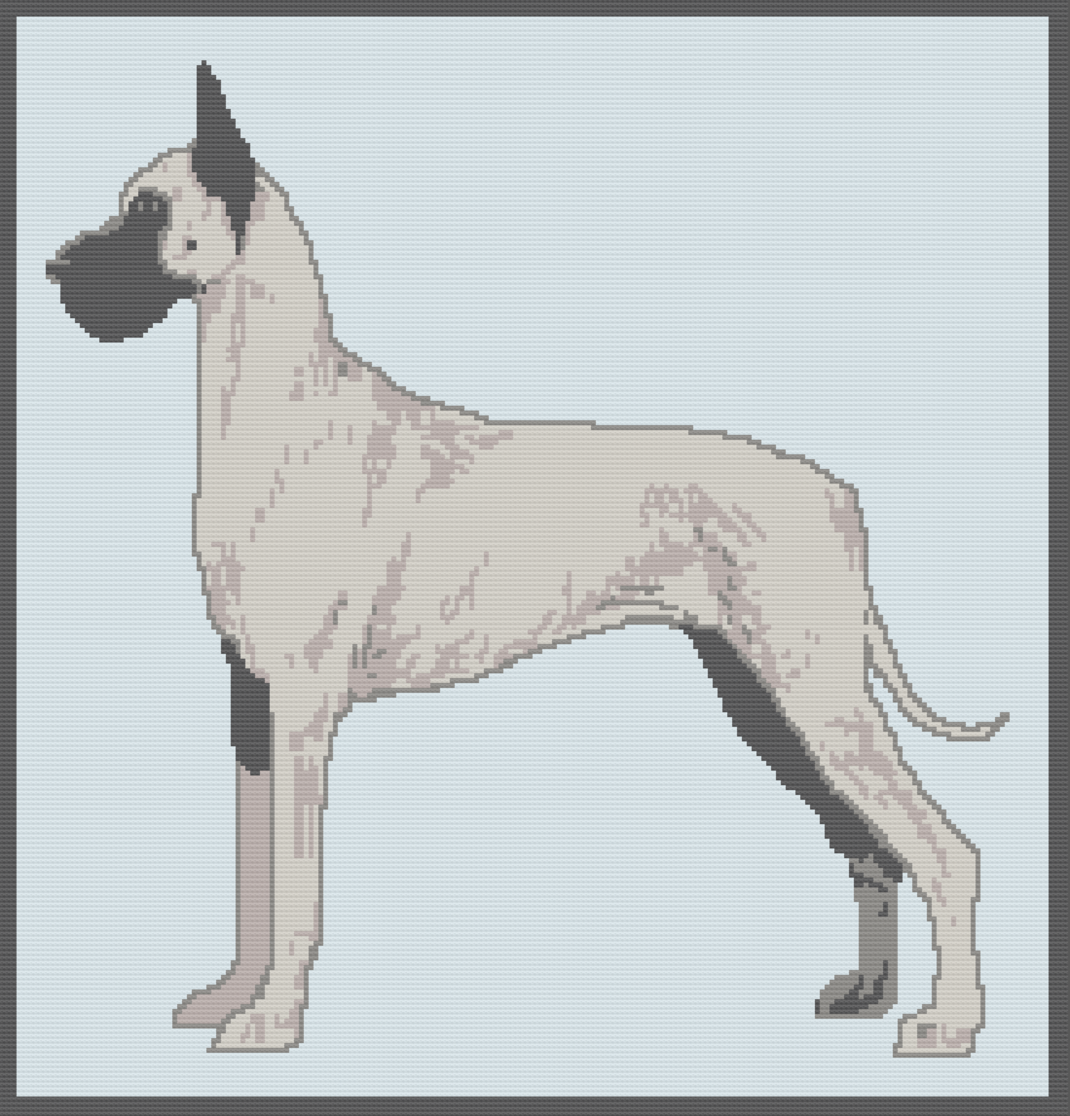 Great Dane Afghan, SC and TSS Crochet Pattern