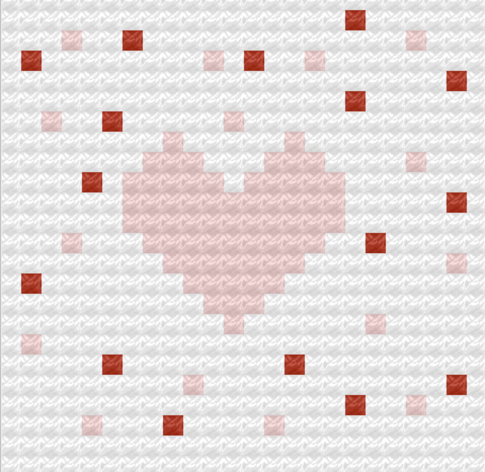 Polka Heart Pillow, C2C Crochet Pattern, Written Row by Row, Color Counts, Instant Download, C2C Graph, C2C Pattern, C2C Crochet, Corner to Corner, Crochet Pillow, Crochet Pattern, Crochet Couch