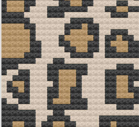  Cheetah Print Pillow, C2C Crochet Pattern, Written Row by Row, Color Counts, Instant Download, C2C Graph, C2C Pattern, C2C Crochet, Corner to Corner, Crochet Pillow, Crochet Pattern, Crochet Couch