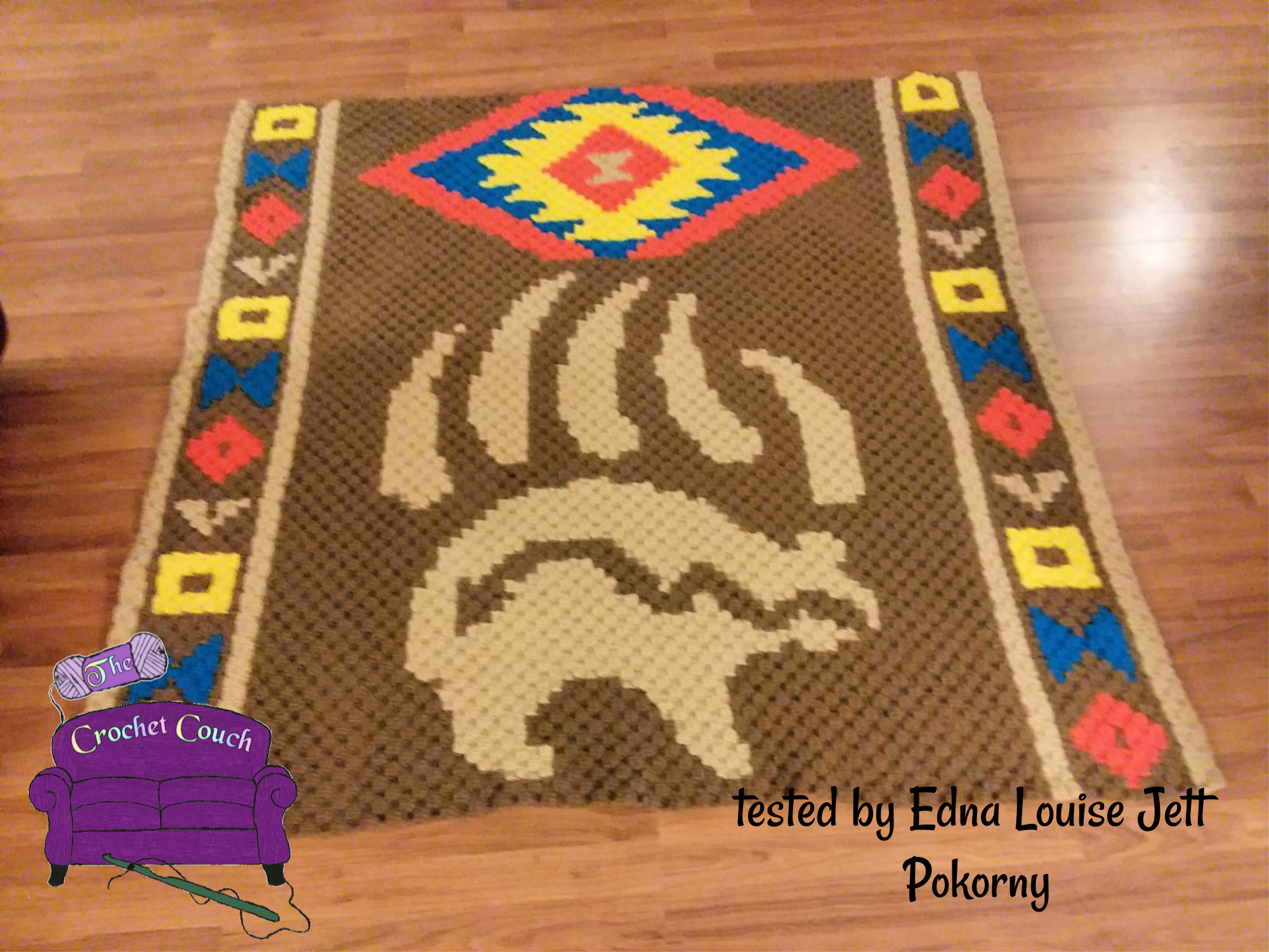 Bear Claw Afghan, C2C Crochet Pattern