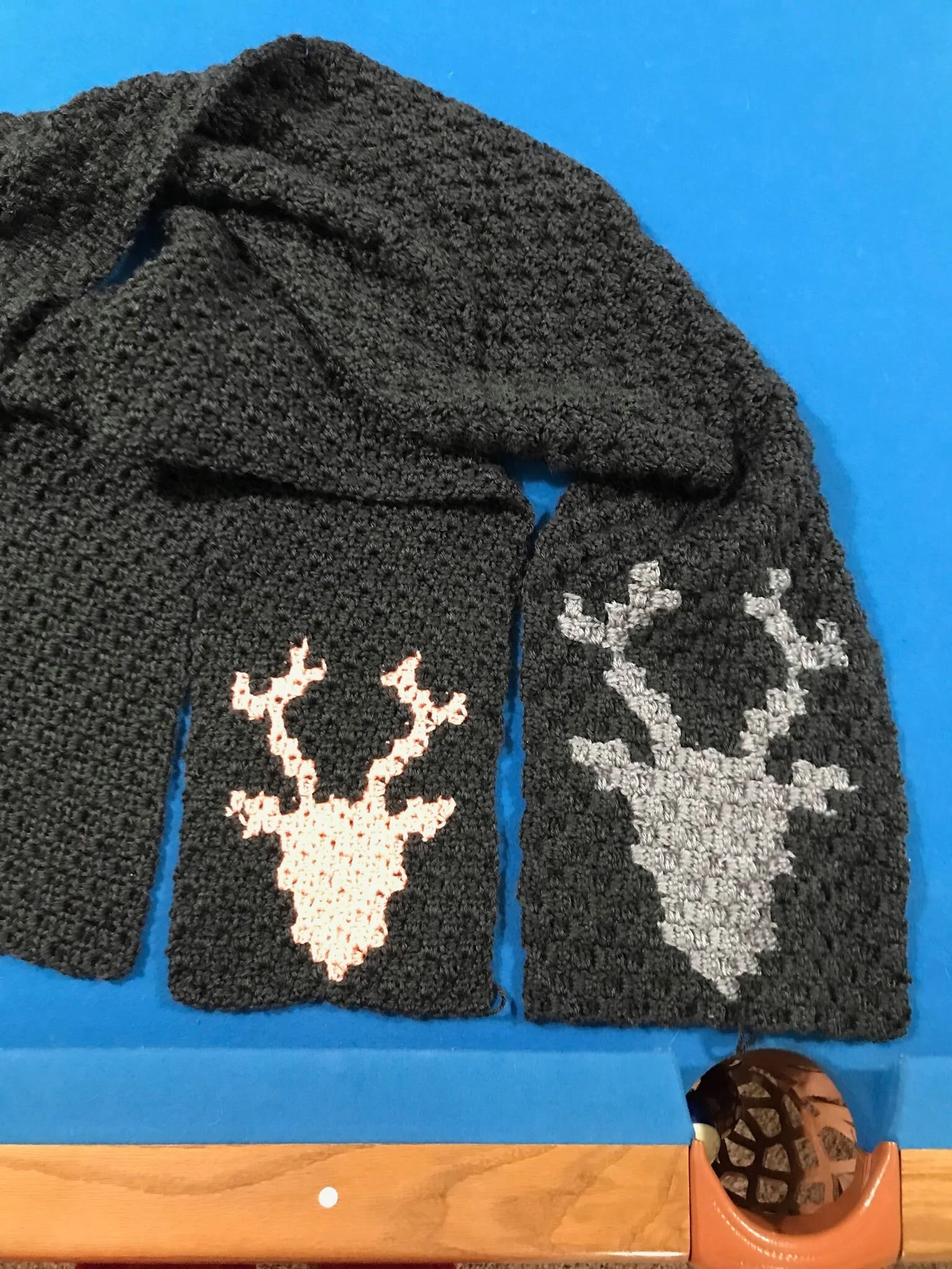 Deer Scarf, C2C Crochet Pattern