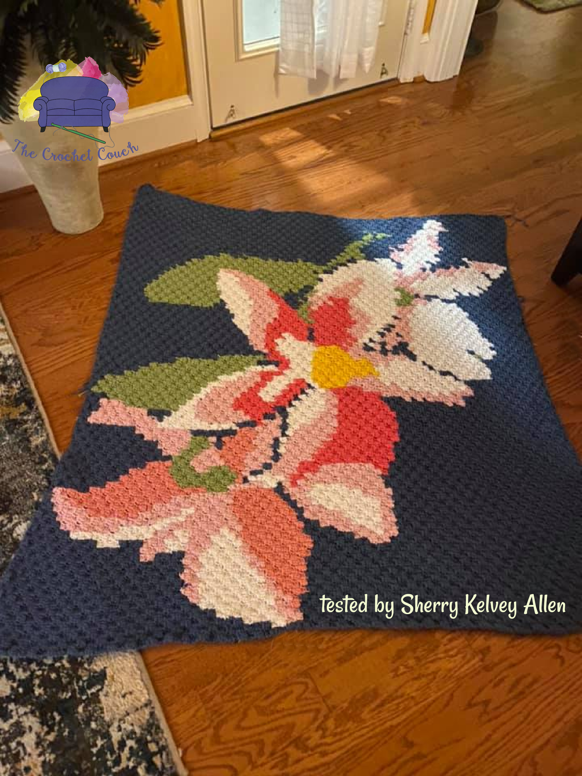 Lily Afghan, C2C Crochet Pattern