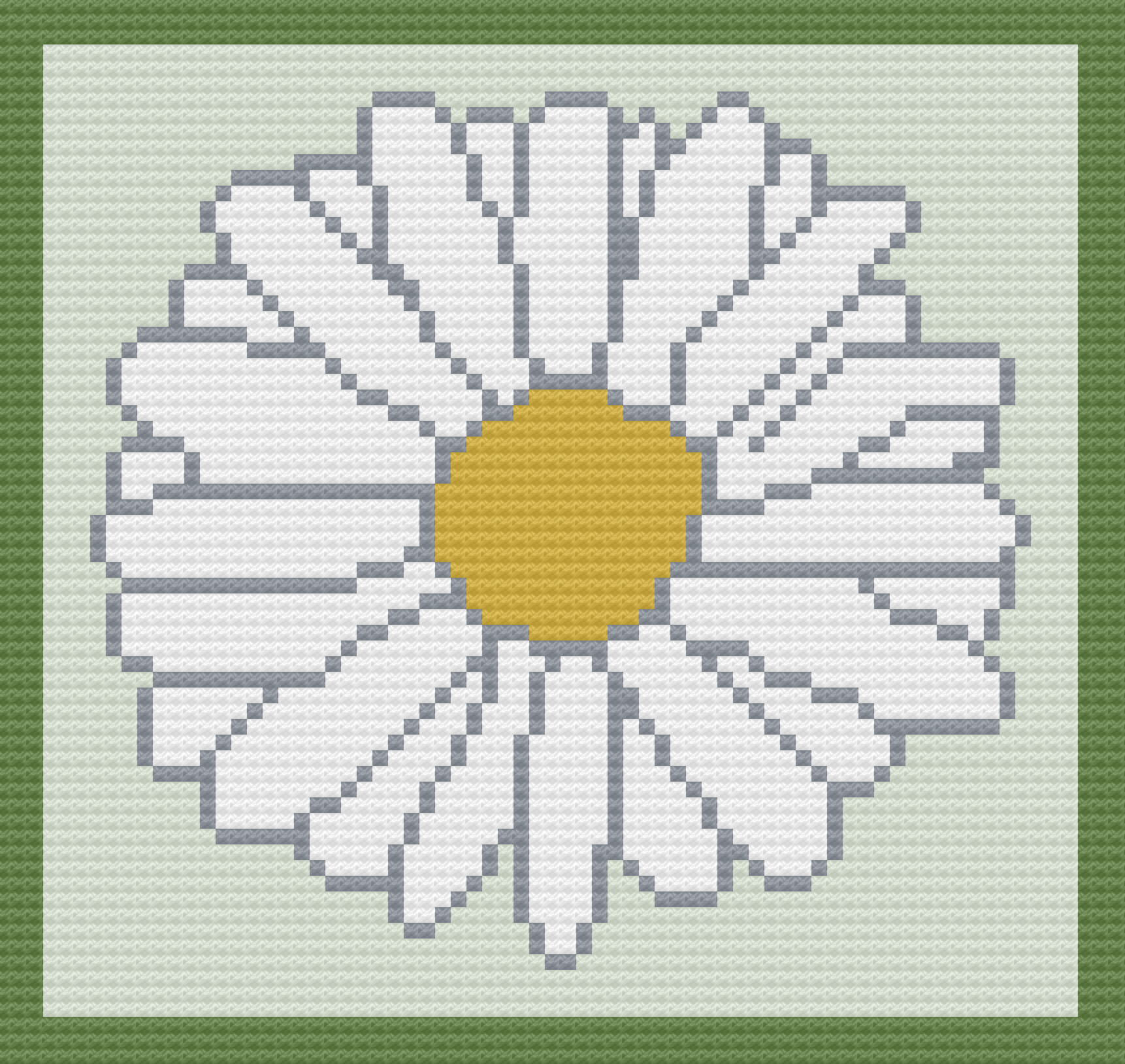 Daisy Kids Afghan, C2C Crochet Pattern