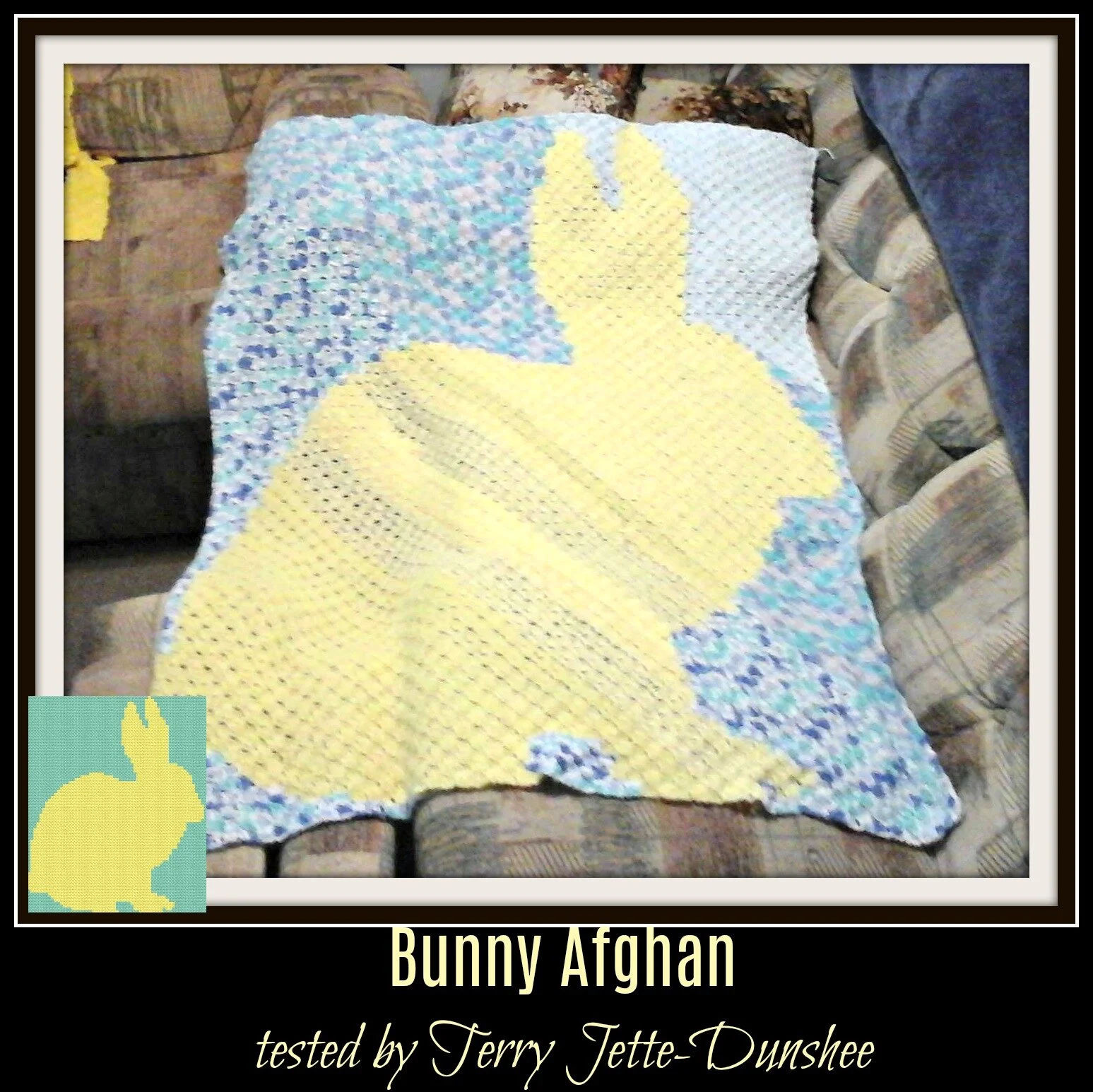 Bunny Baby Afghan, C2C Crochet Pattern