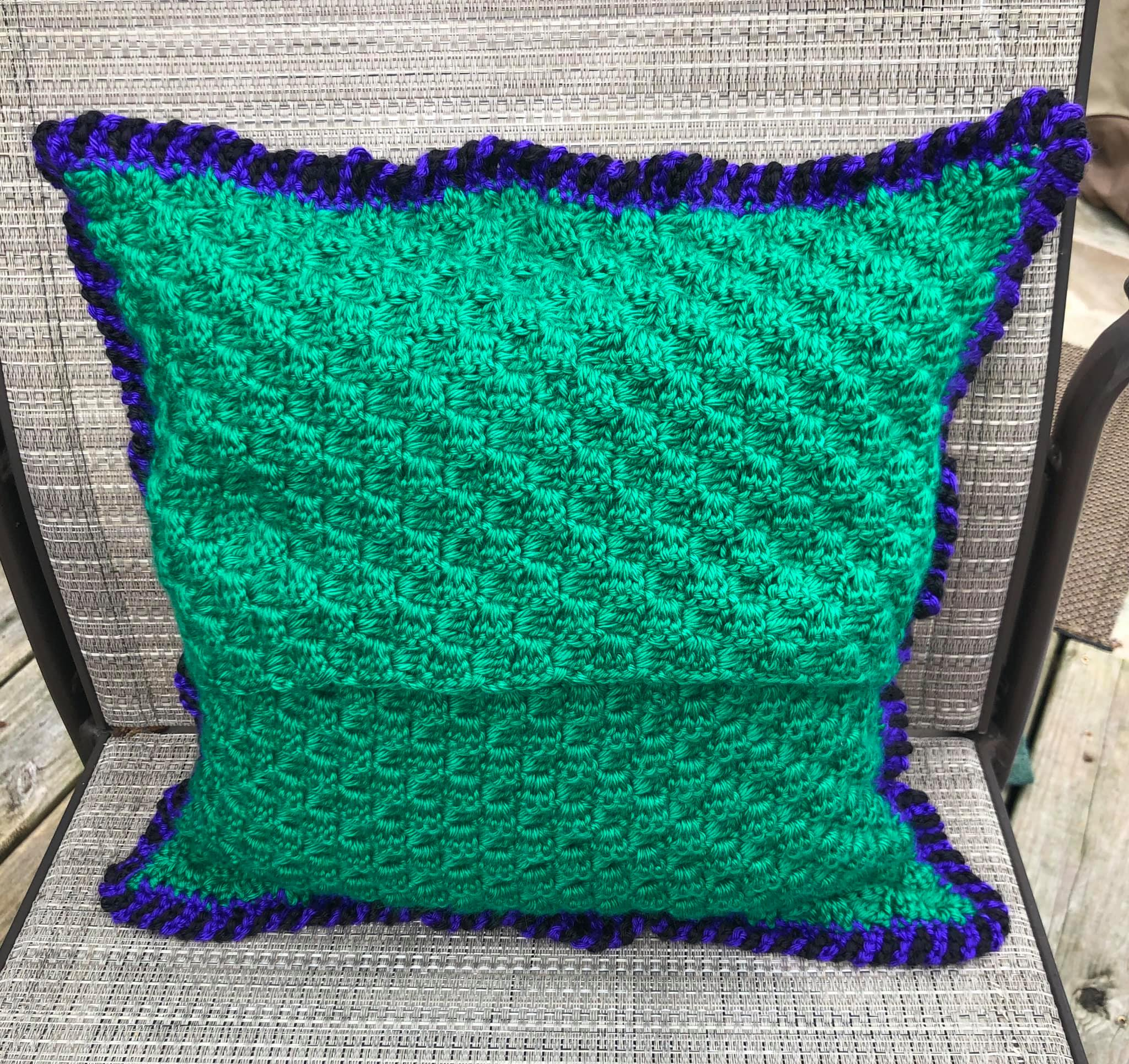 Pumpkin Pillow, C2C Crochet Pattern