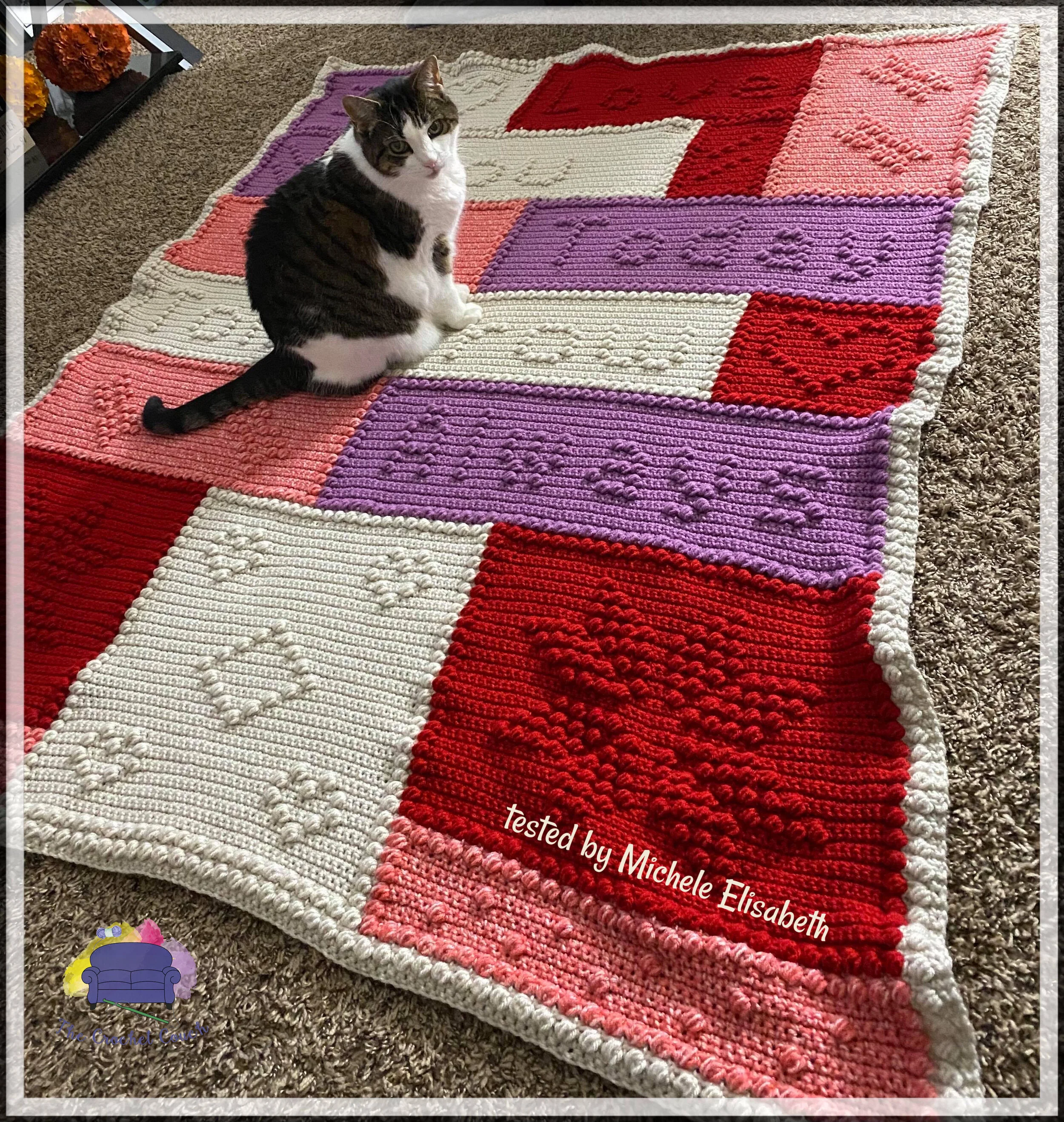 Love Forever Afghan, Bobble Crochet Pattern