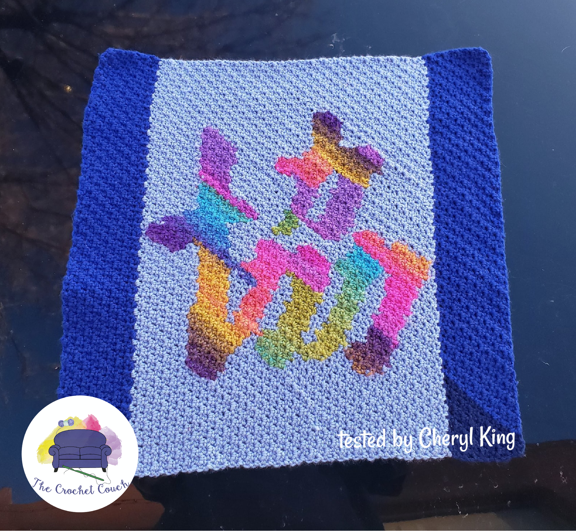 Chinese Afghan, Unity, C2C Crochet Pattern