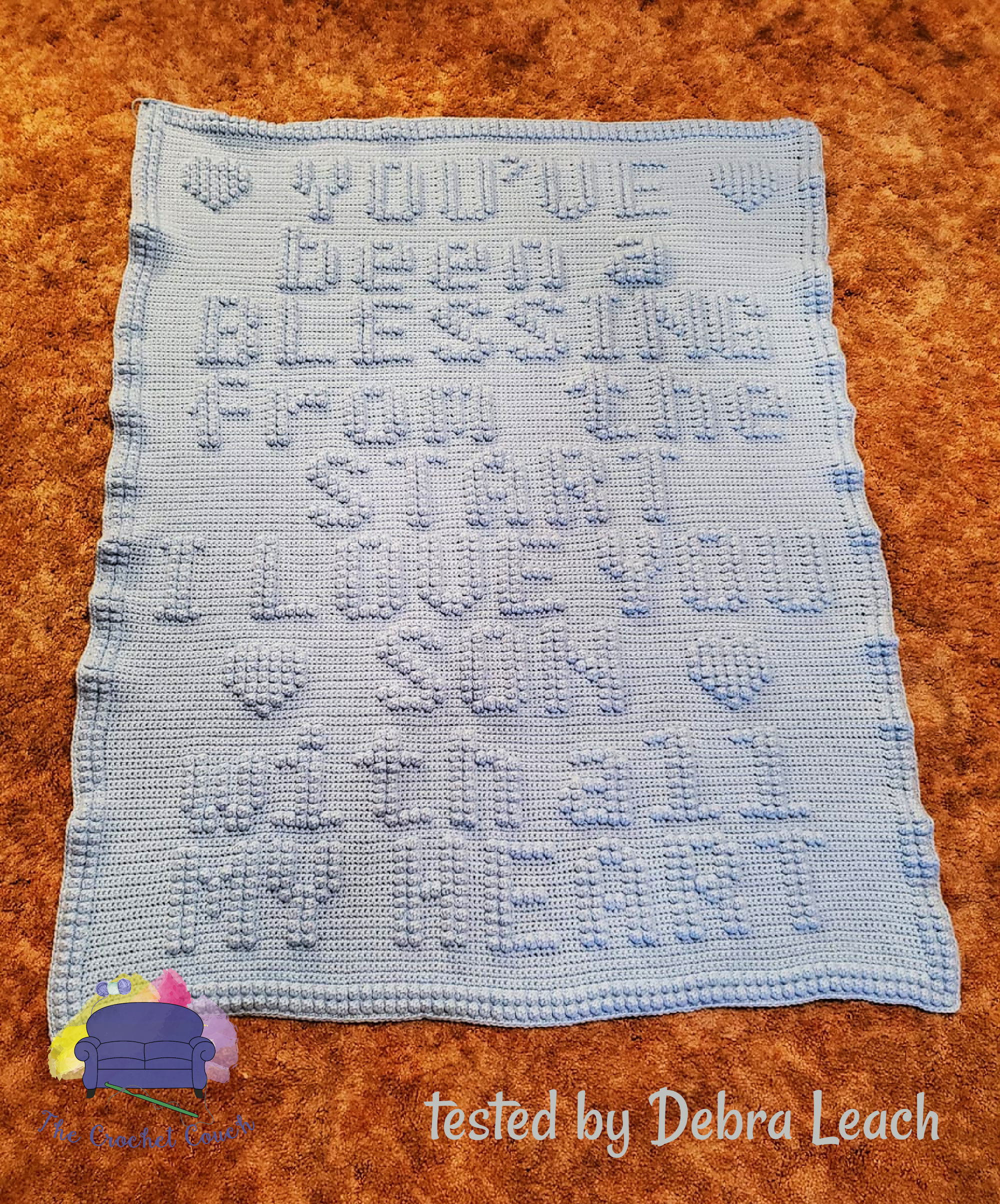 Son is a Blessing Afghan, Bobble Stitch Pattern