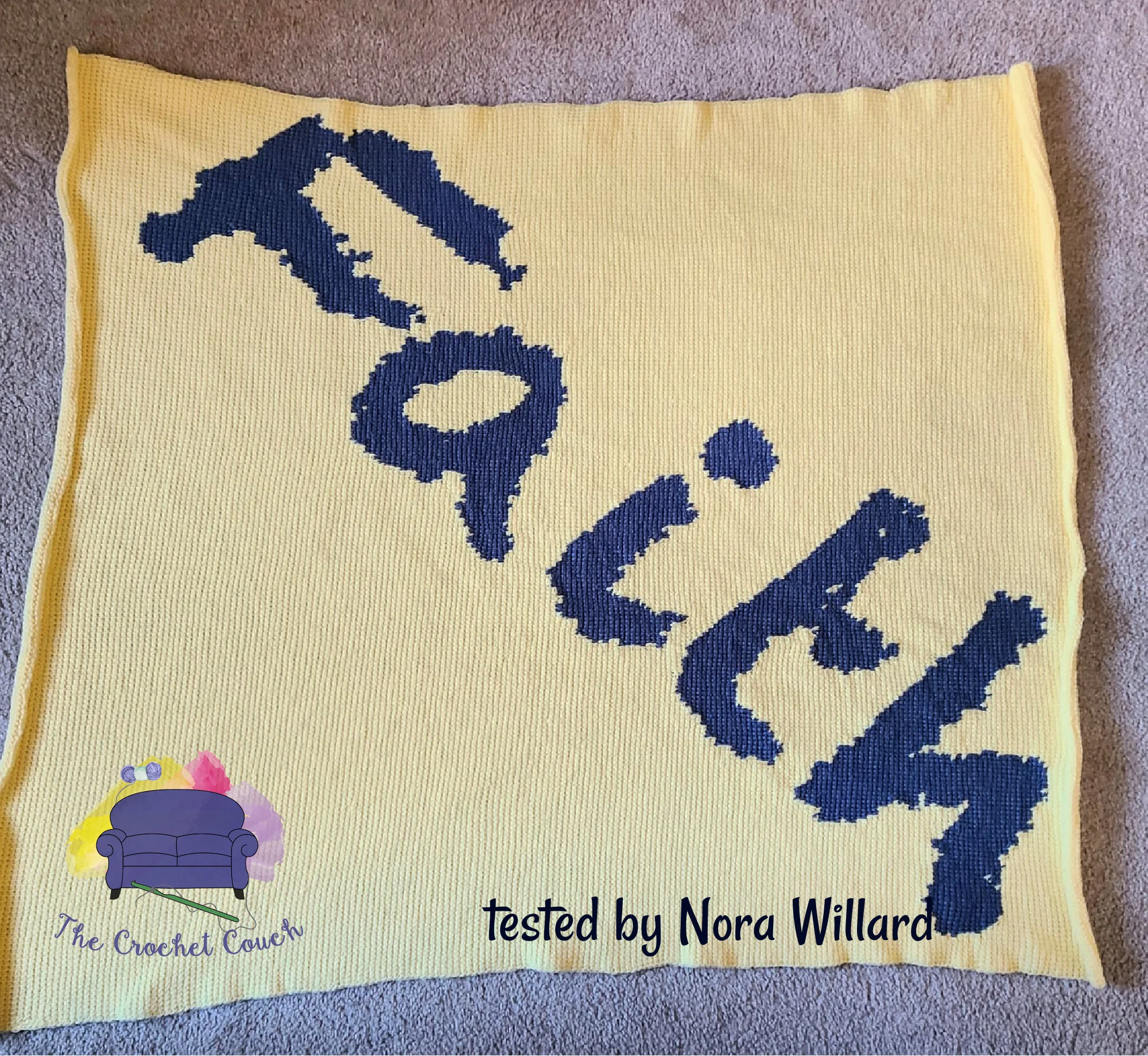 Faith Afghan, SC or TSS Crochet Pattern