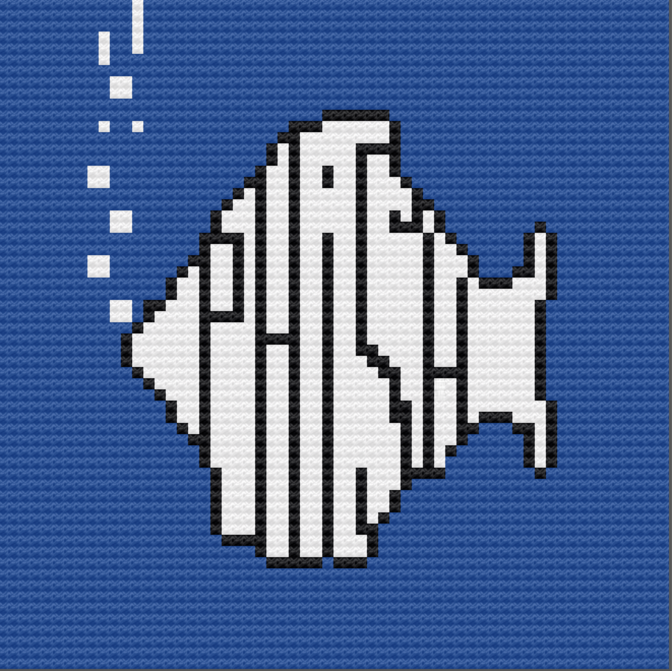 Phish Baby Afghan, C2C Crochet Pattern