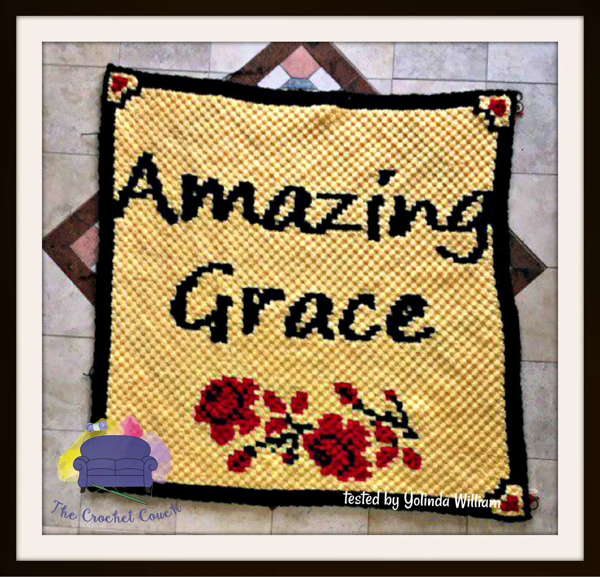 Amazing Grace Afghan, C2C Crochet Pattern