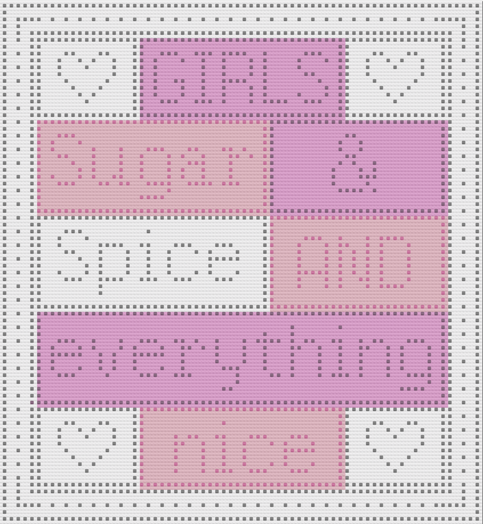 Sugar and Spice Baby Afghan, Bobble Crochet Pattern