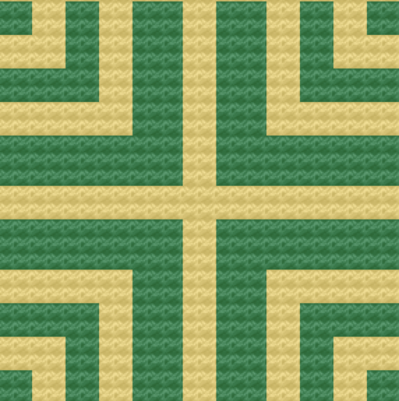 Corn Maze Pillow, C2C Crochet Pattern