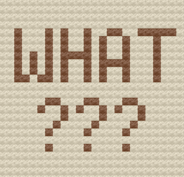 WHAT??? Pillow, C2C Crochet Pattern