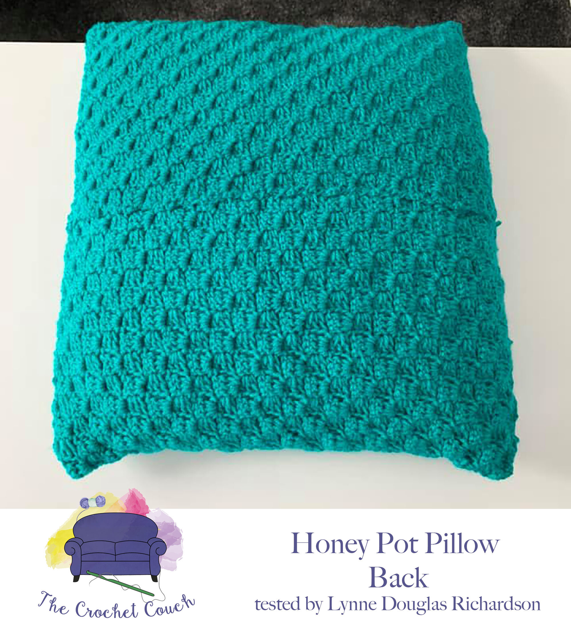 Honeypot  Pillow, C2C Crochet Pattern