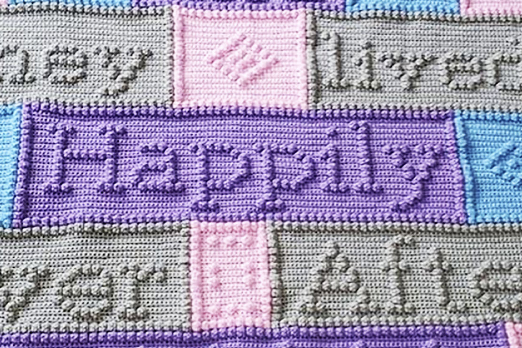and they lived Happily Ever After Afghan, Bobble Stitch Crochet Pattern