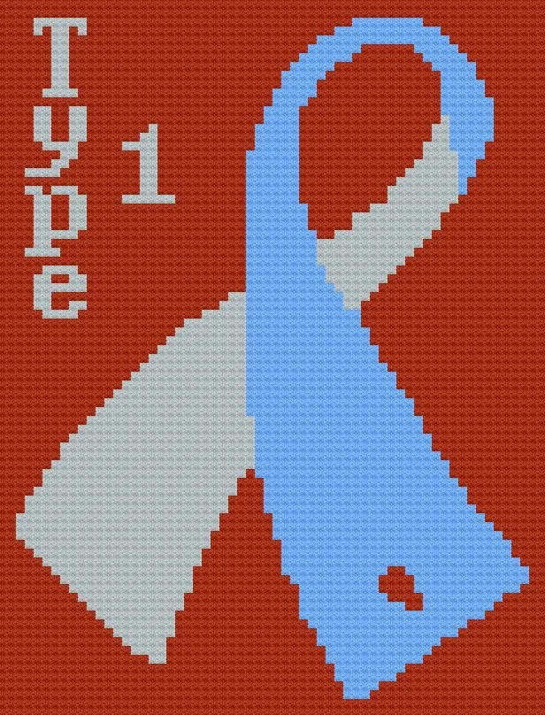 Listing Diabetes Awareness Ribbon.JPG