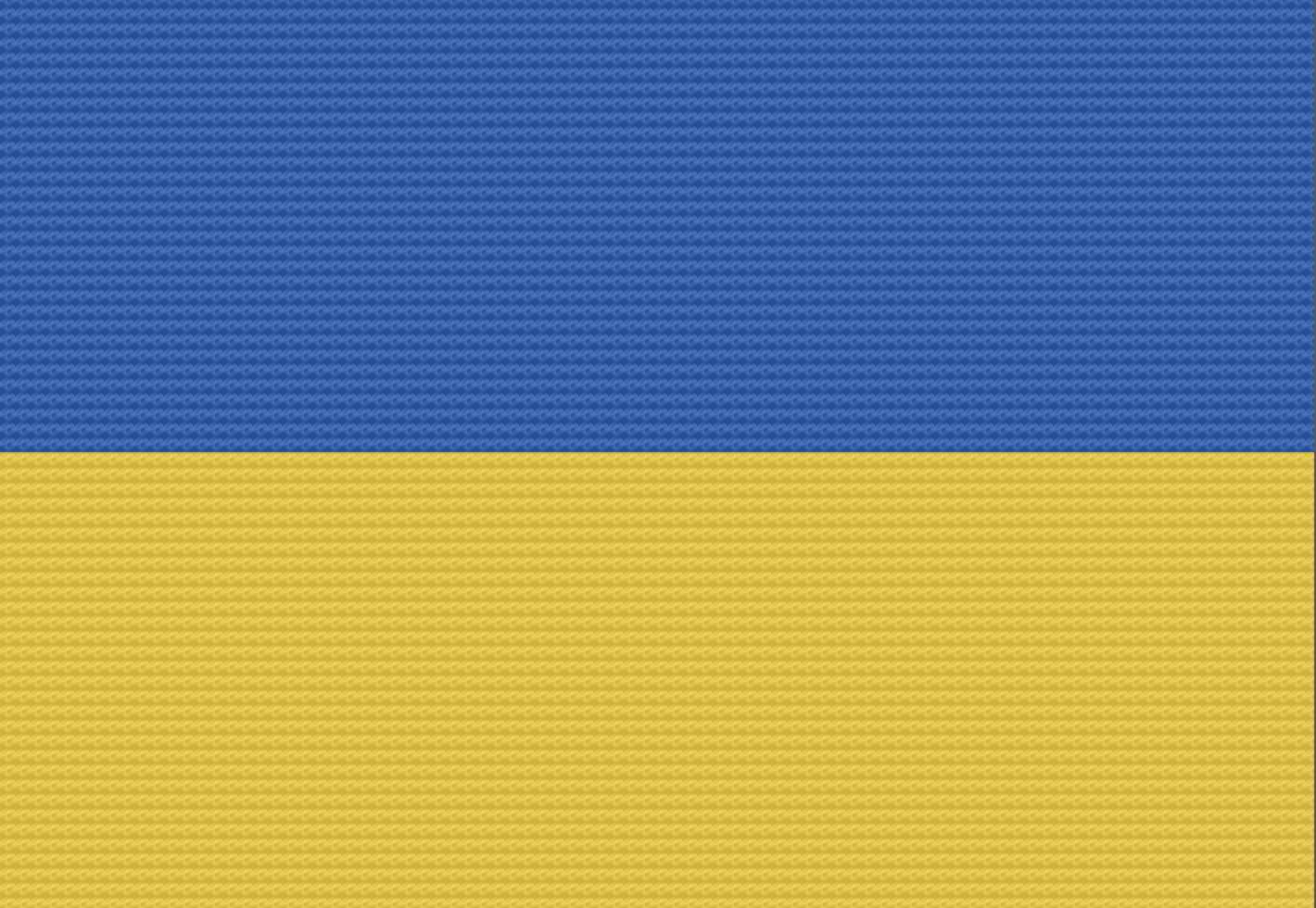 Ukraine Flag Afghan C2C Crochet Pattern New