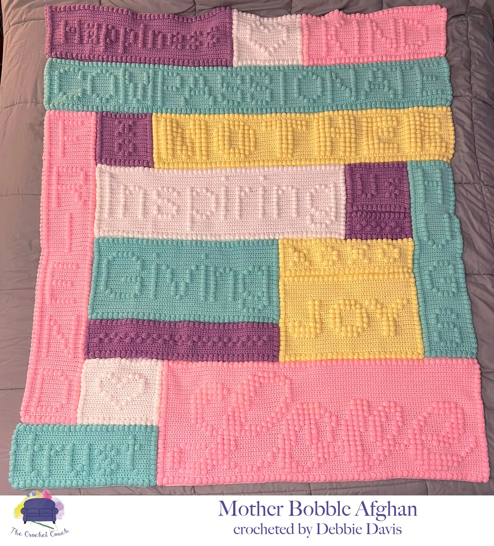 Mother Afghan, Bobble Crochet Pattern