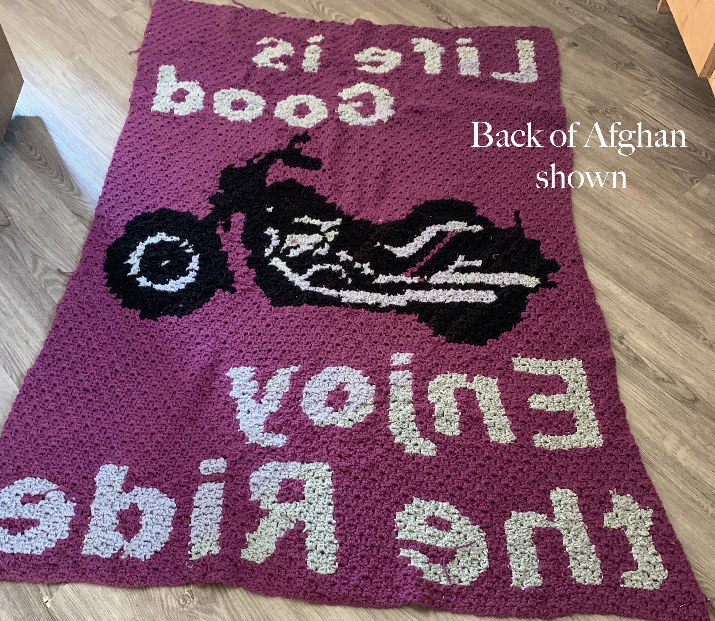 Enjoy the Ride Afghan, C2C Crochet Pattern