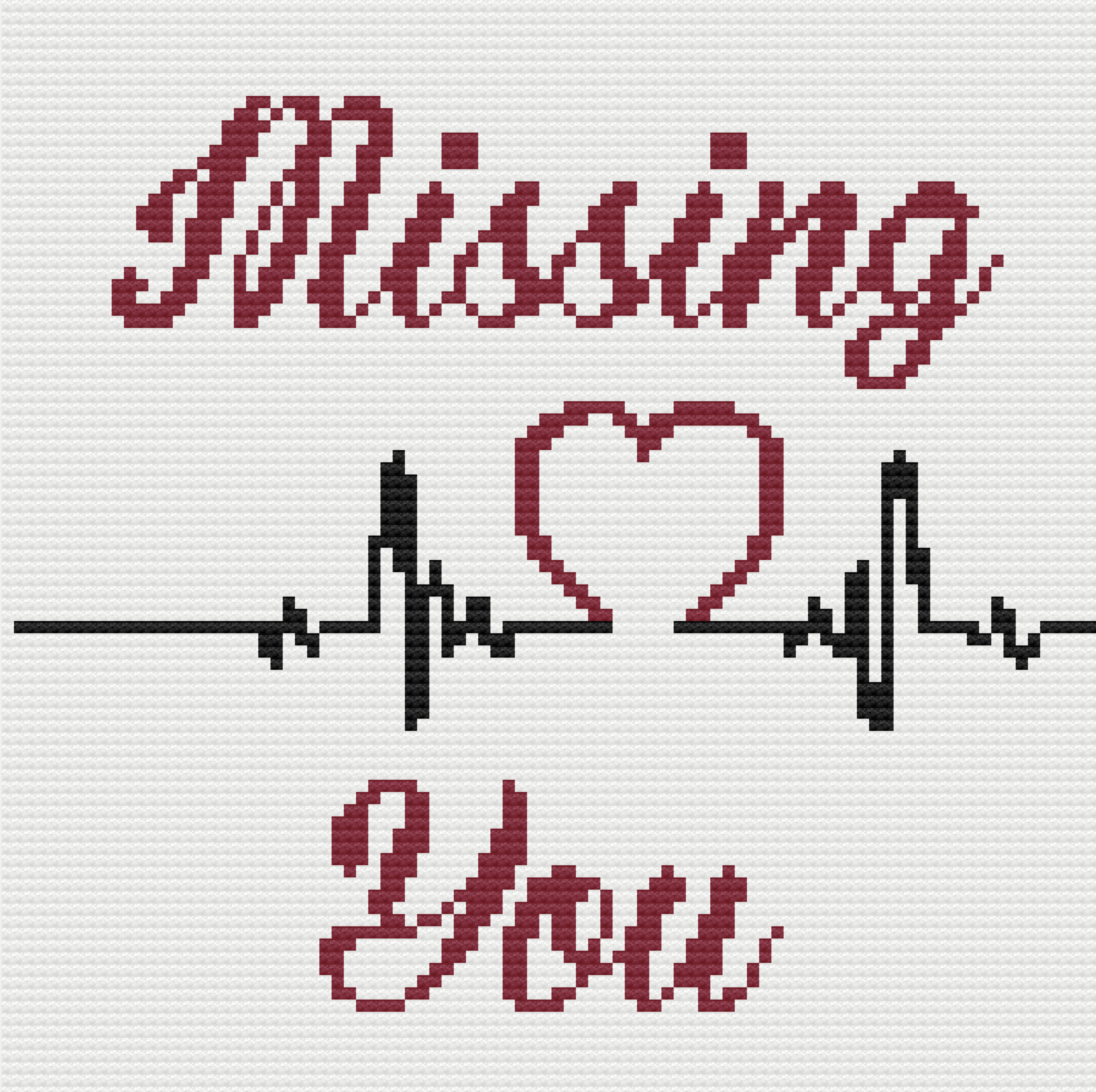 Remembrance Afghan, C2C Crochet Pattern