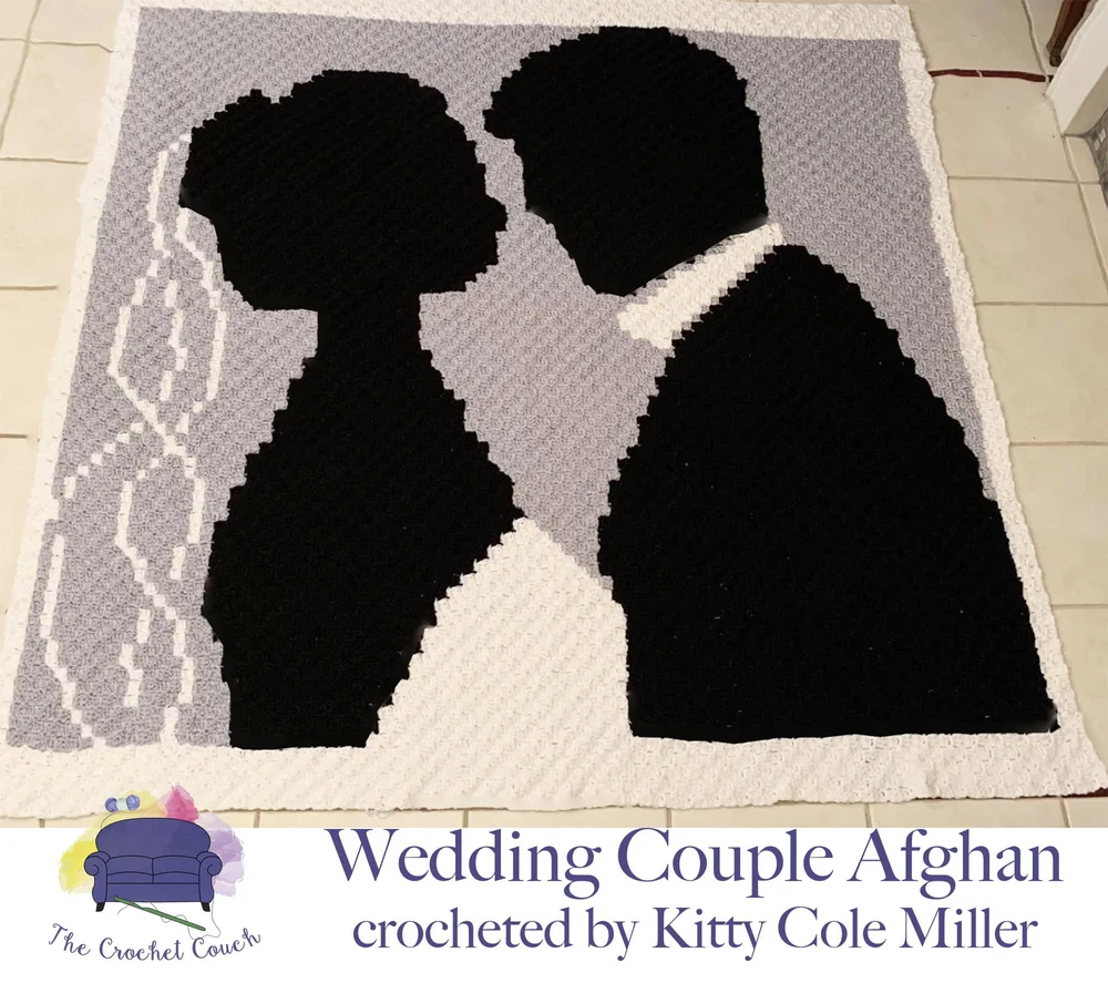 Wedding Couple 2 Afghan, C2C Crochet Pattern wedding-couple-2-afghan-c2c-crochet-pattern