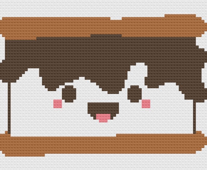 Smores Baby Afghan, C2C Crochet Pattern