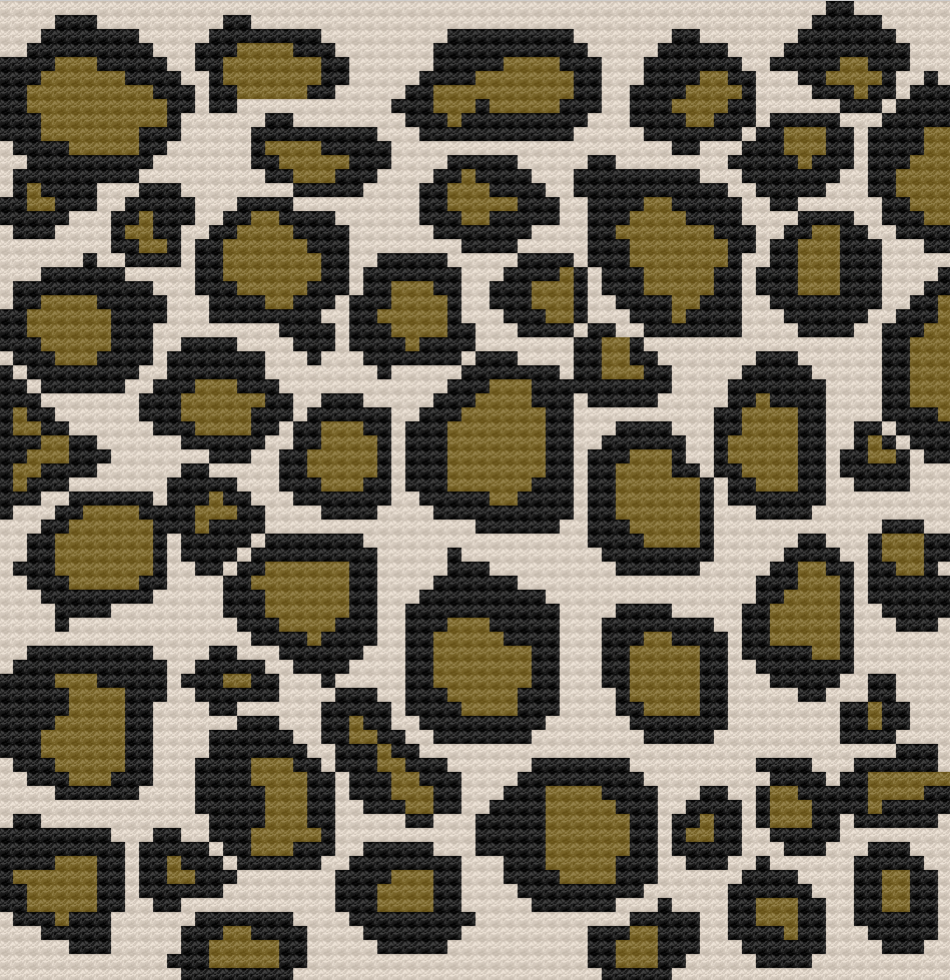 Cheetah Print Afghan, C2C Crochet Pattern