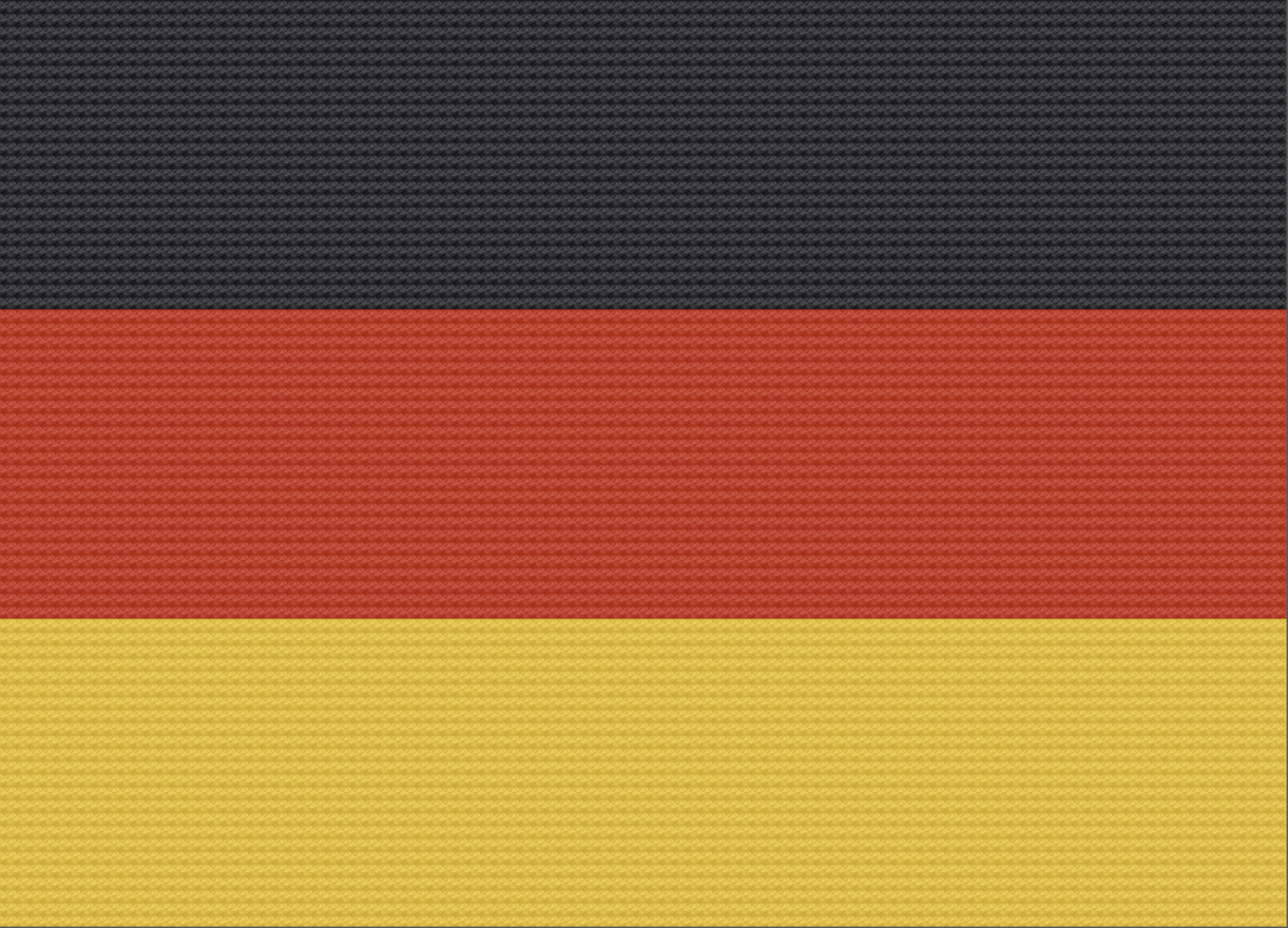 German Flag, C2C Crochet Pattern