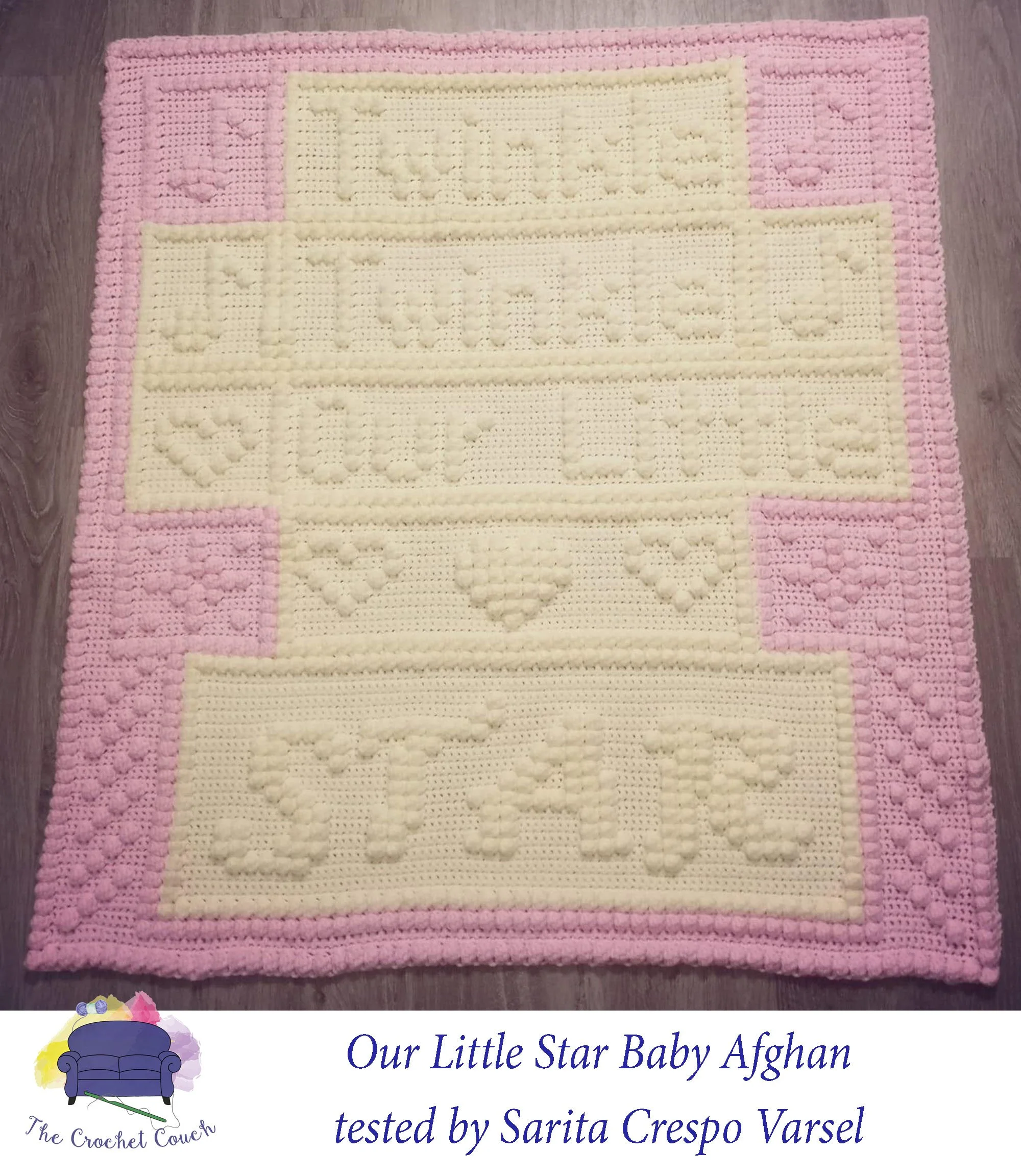 Our Little Star Baby Afghan, Bobble Crochet Pattern