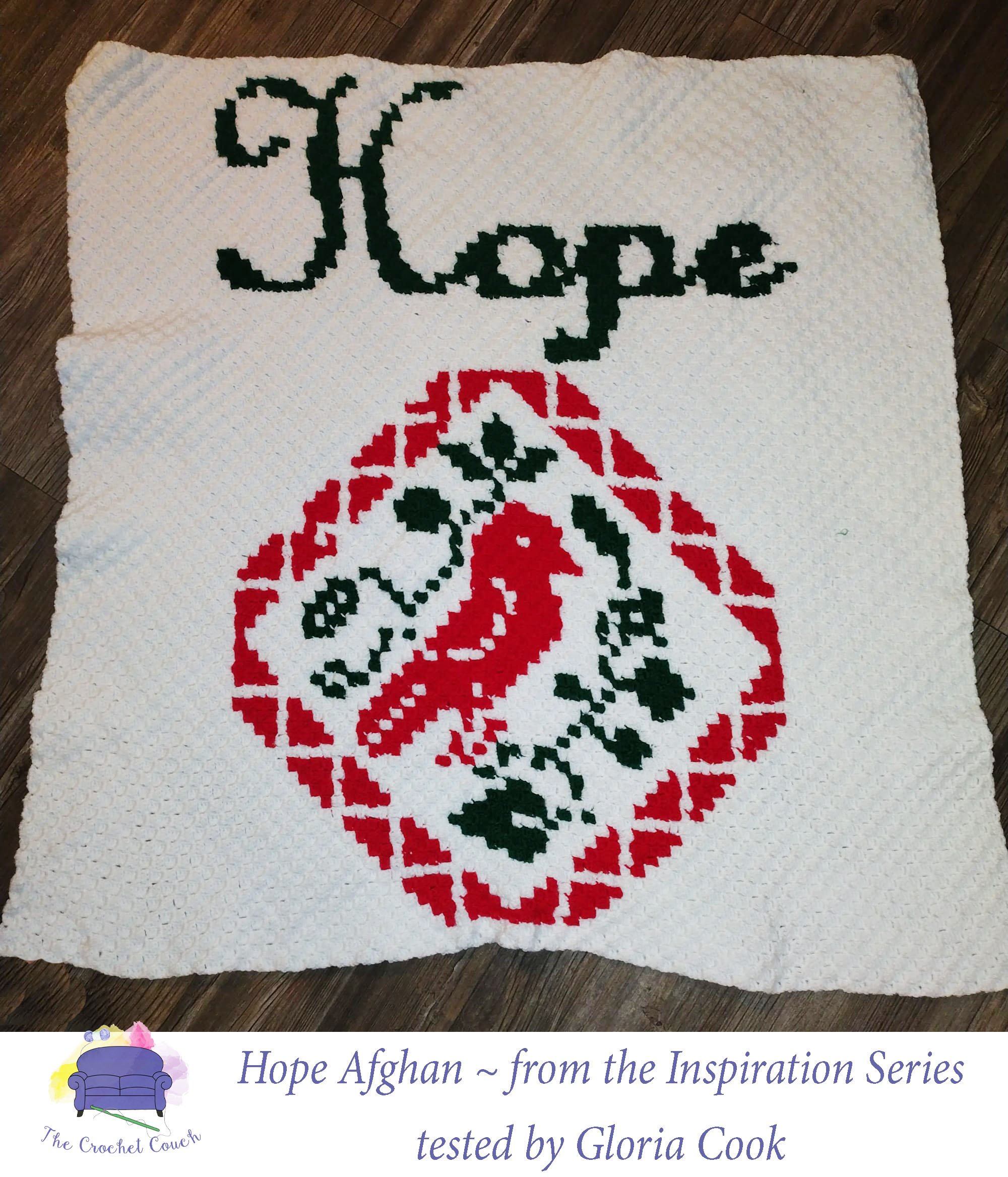 Hope Afghan, Inspiration Series, C2C Crochet Pattern