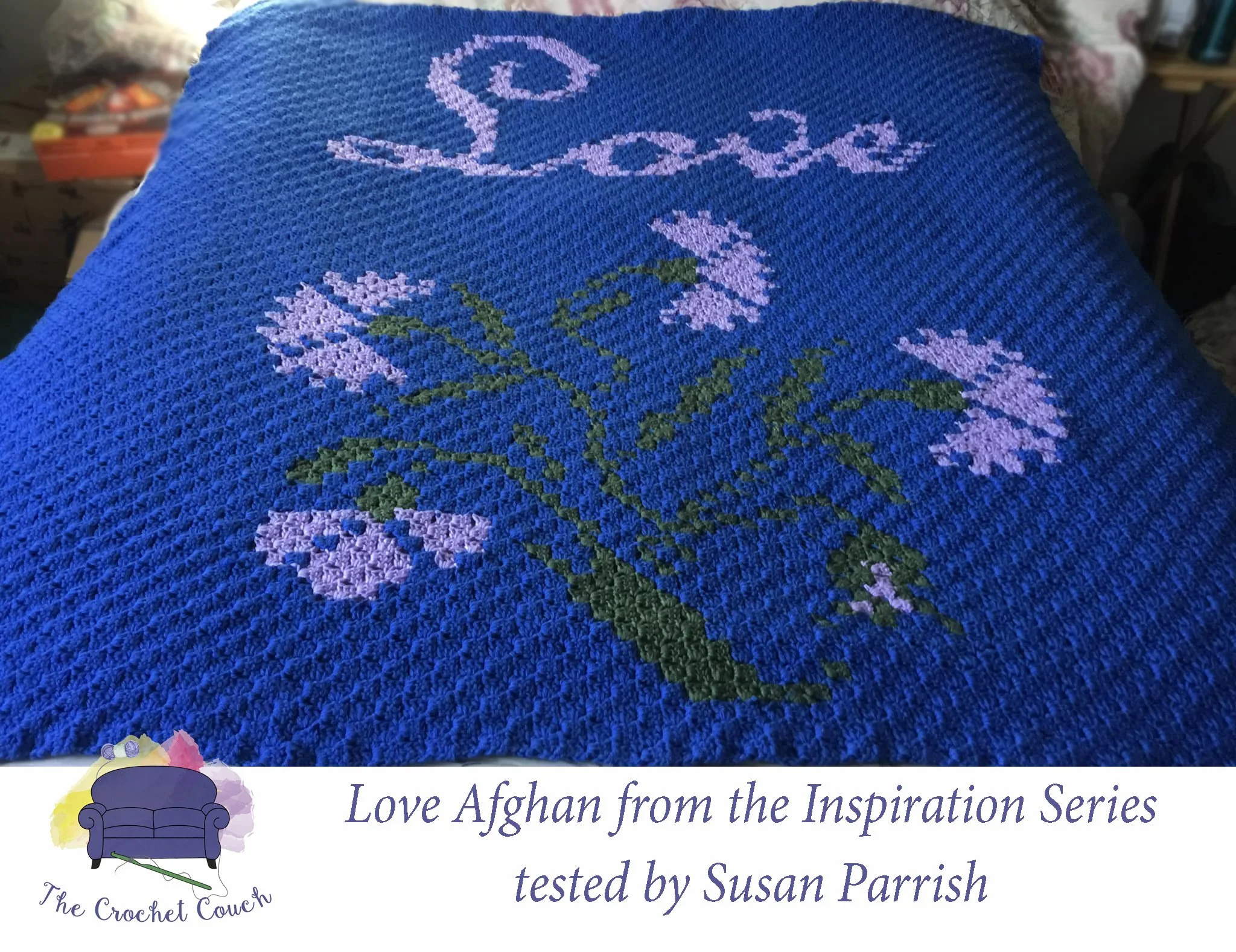 Love Afghan, Inspiration Series, C2C Crochet Pattern
