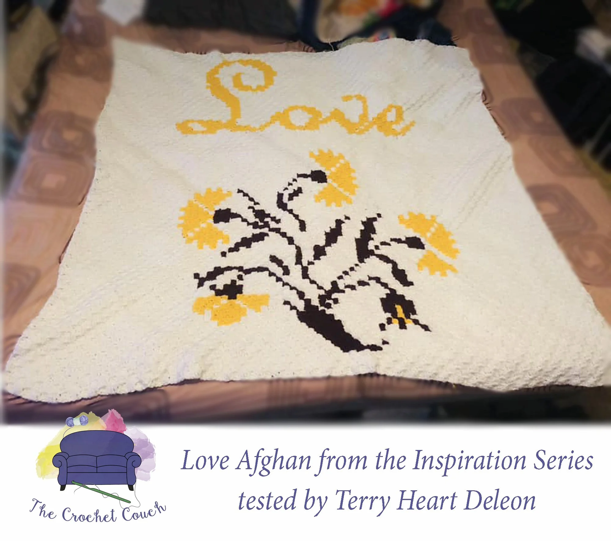 Love Afghan, Inspiration Series, C2C Crochet Pattern