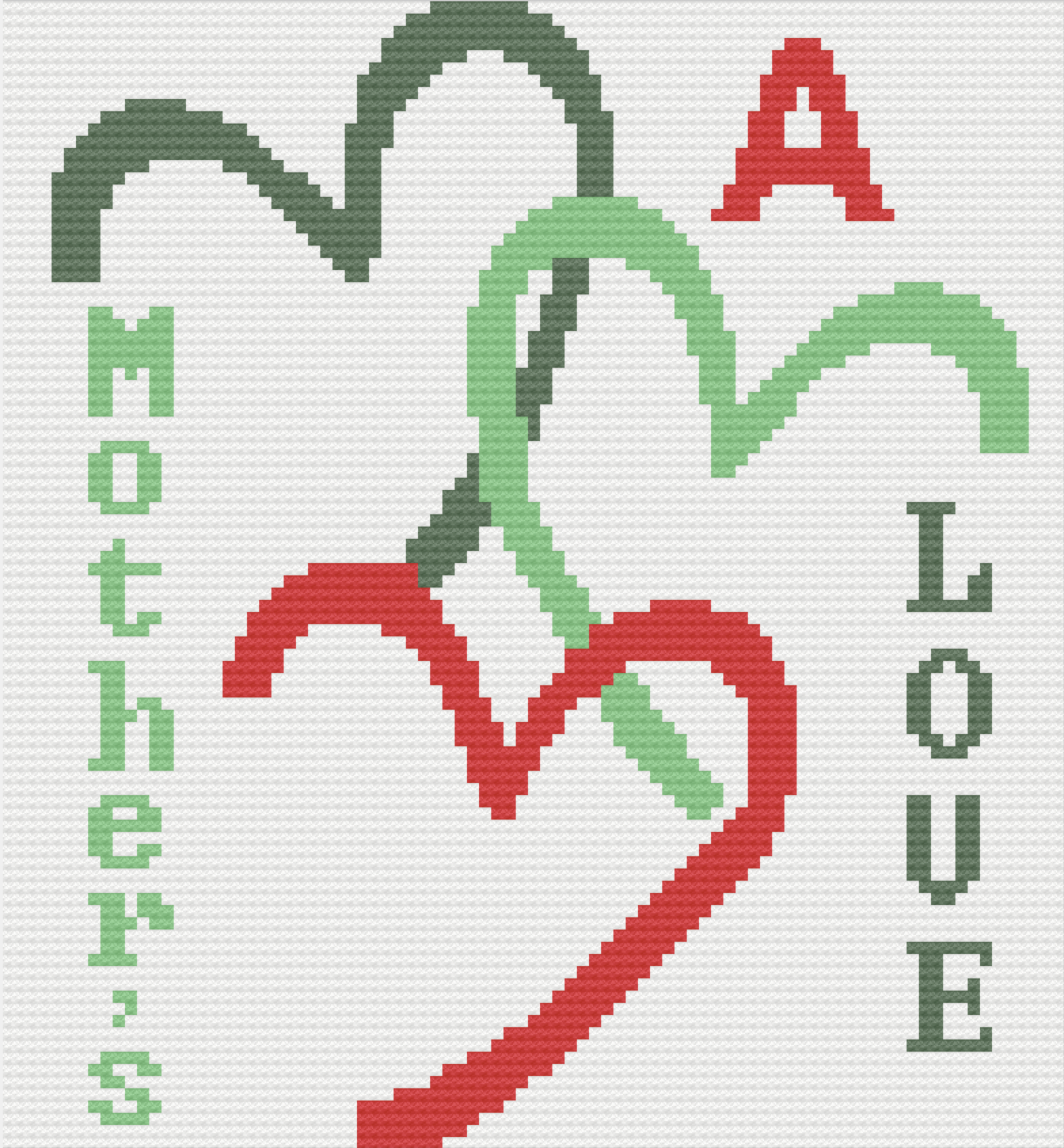 A Mother's Love Afghan, C2C Crochet Pattern