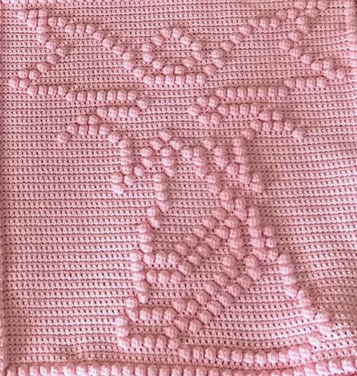 Fairies in the Corner Afghan, Bobble Stitch Crochet Pattern
