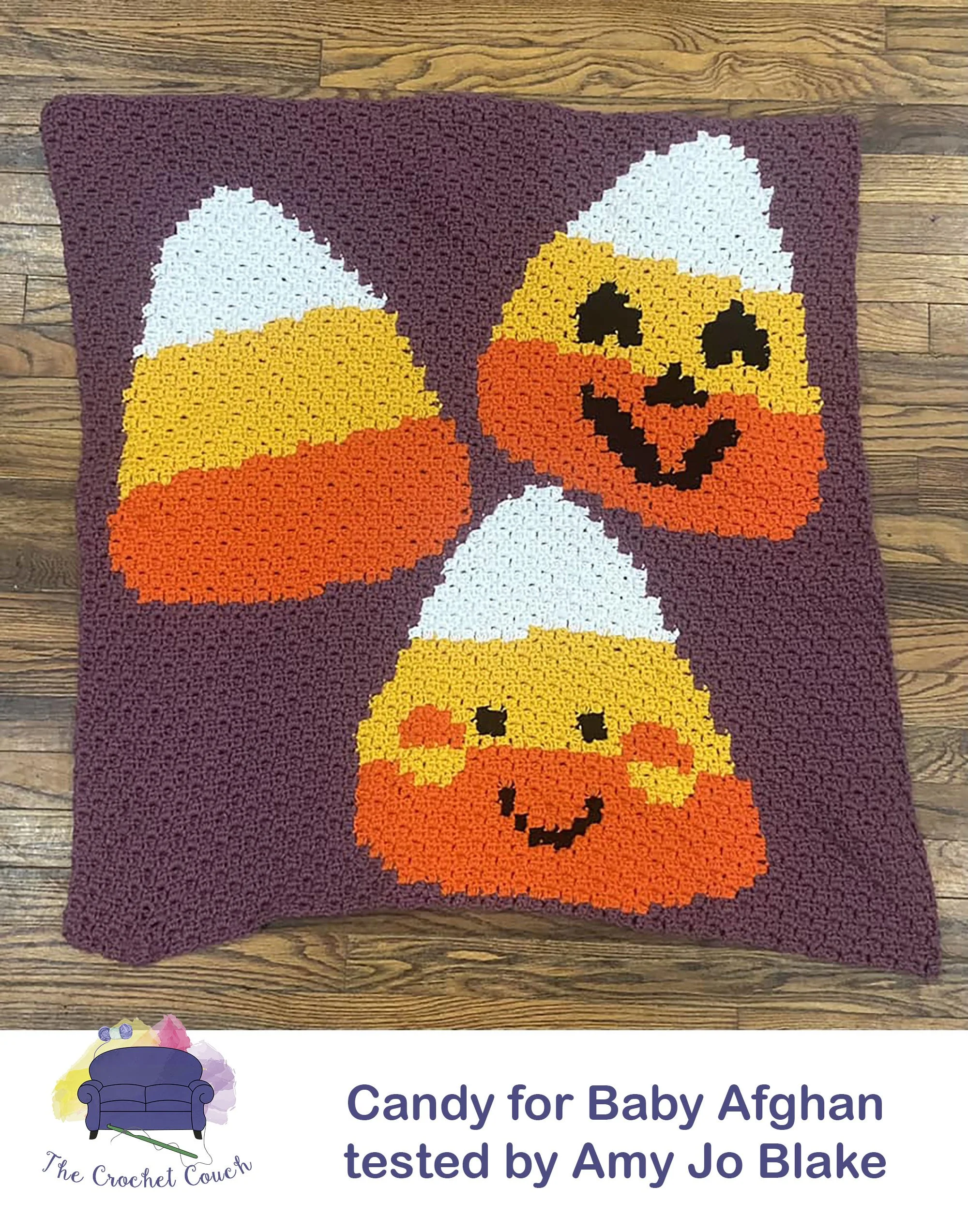 Candy For Baby Afghan, C2C Crochet Pattern